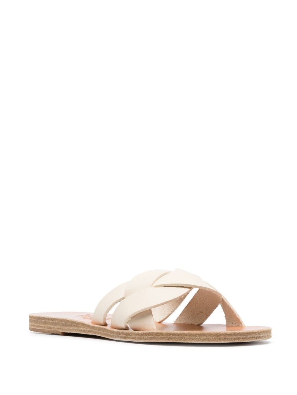 Arachne leather slides - 2
