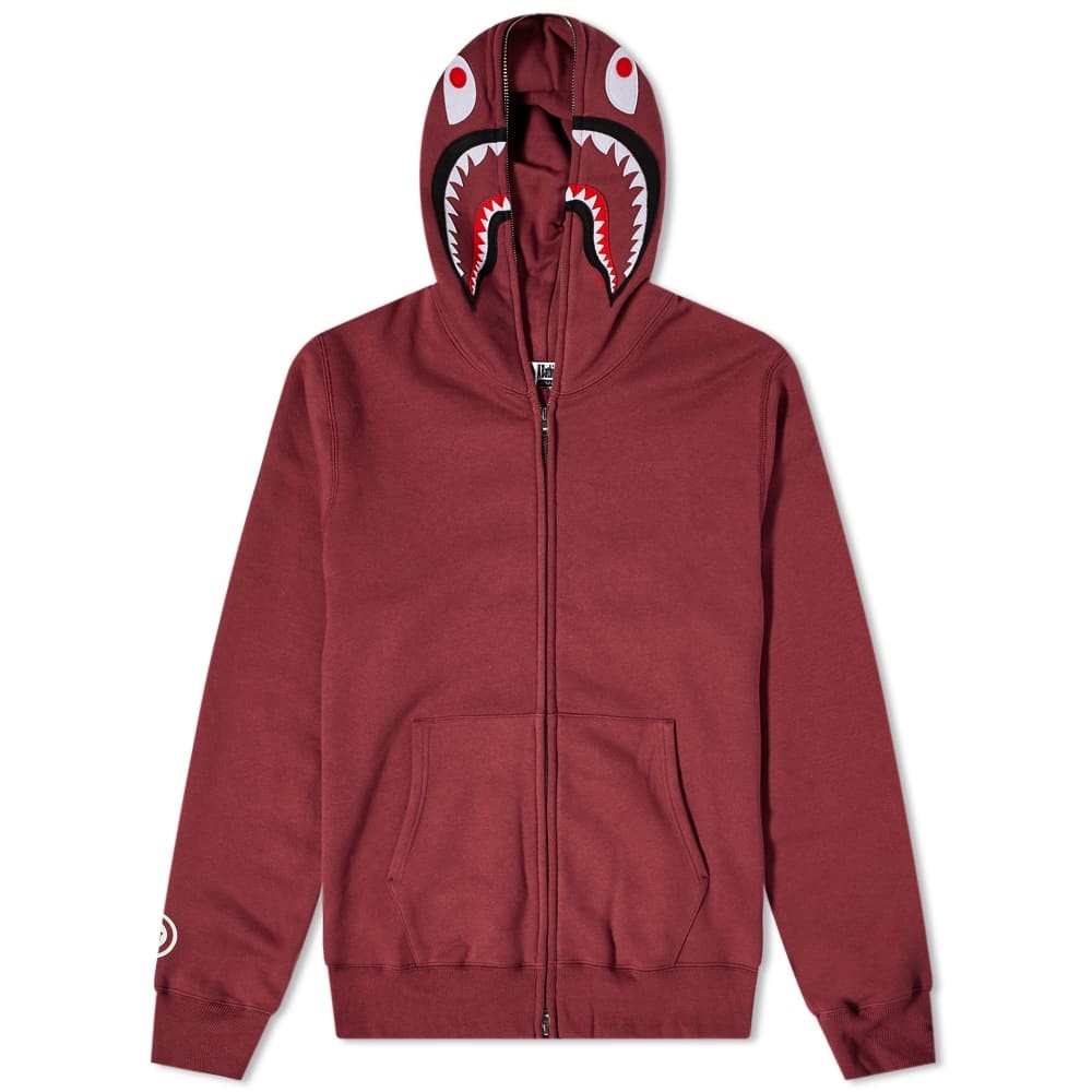 A Bathing Ape Double Side Shark Full Zip Hoody - 1