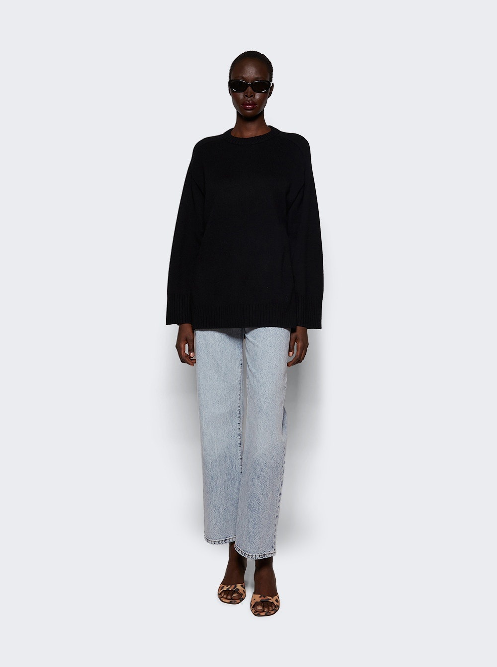 Safi Wool Cashmere Sweater Black - 2