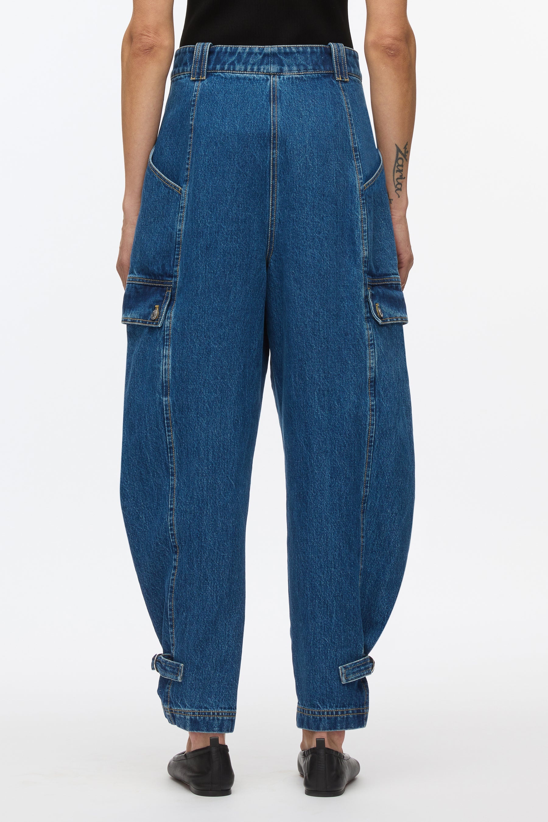 Denim Cargo Jean - 4