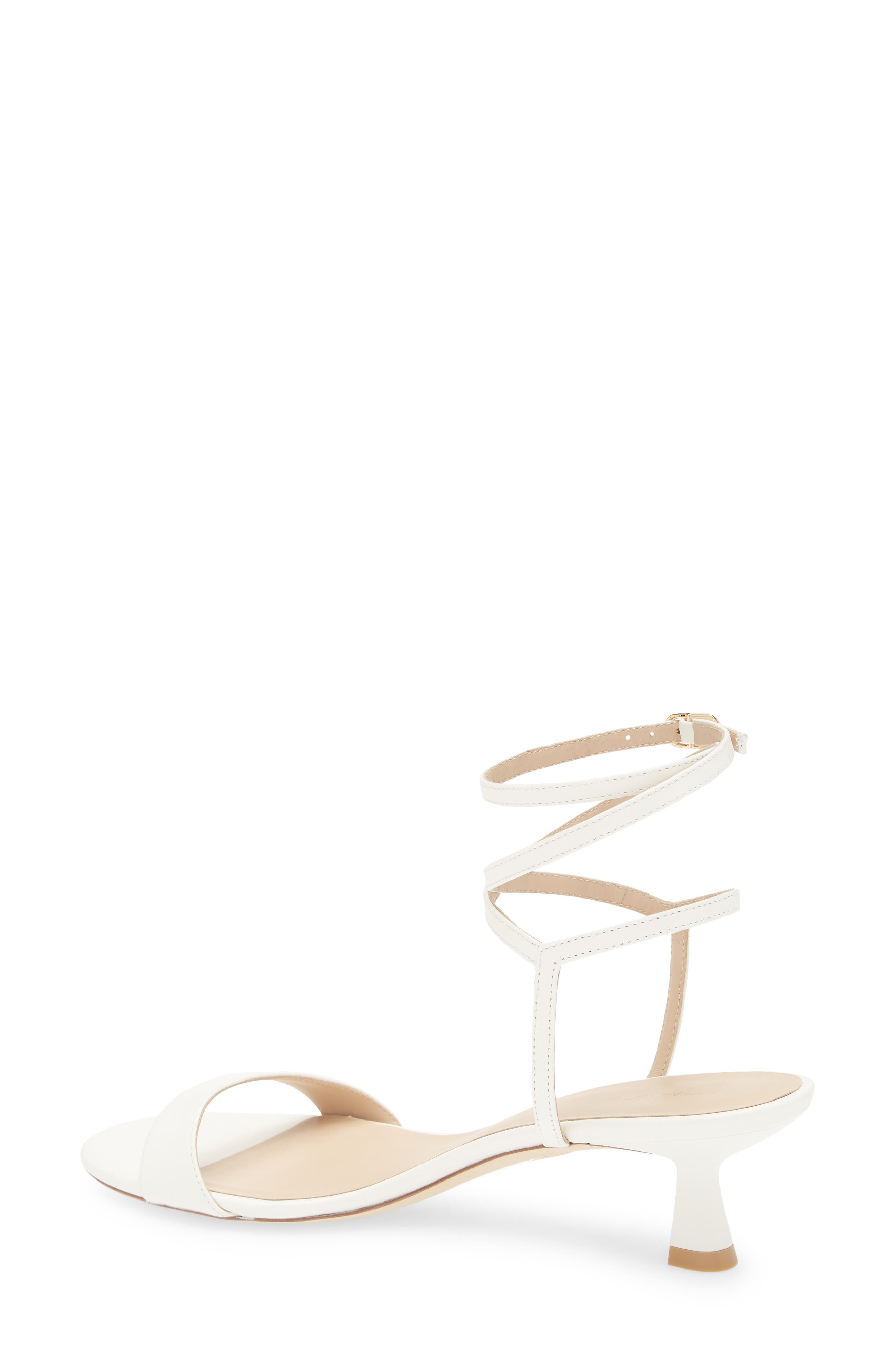 Stuart Weitzman Nudist Wrap Sandal in Cream at Nordstrom - 2