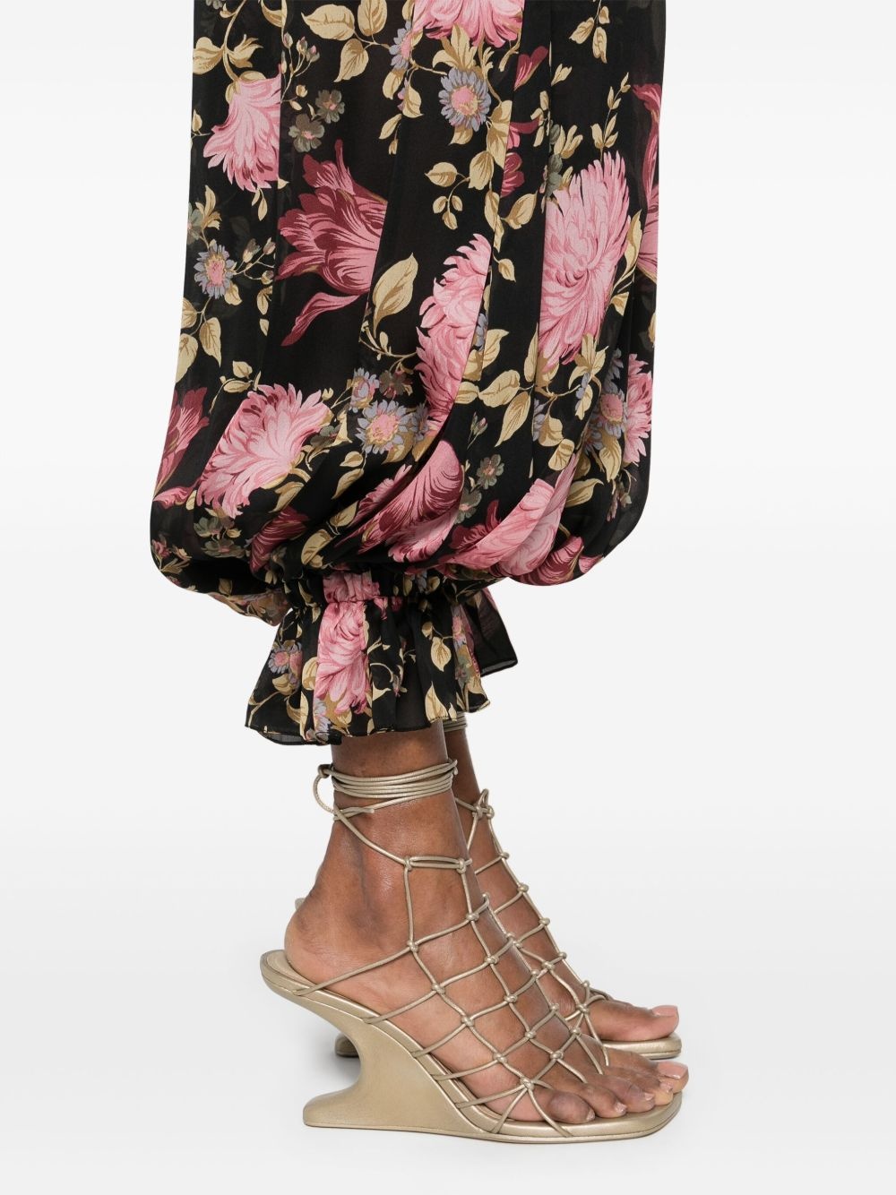 floral trousers - 5