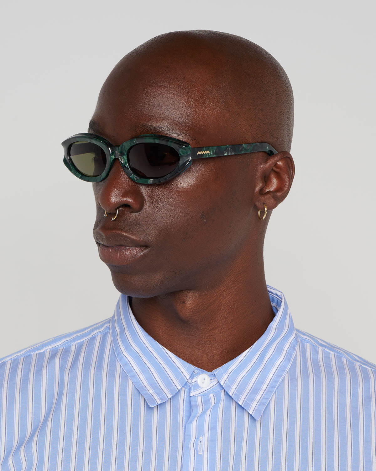 Shyne Post Modern Primitive Eye Protection - Green Pearl - 4