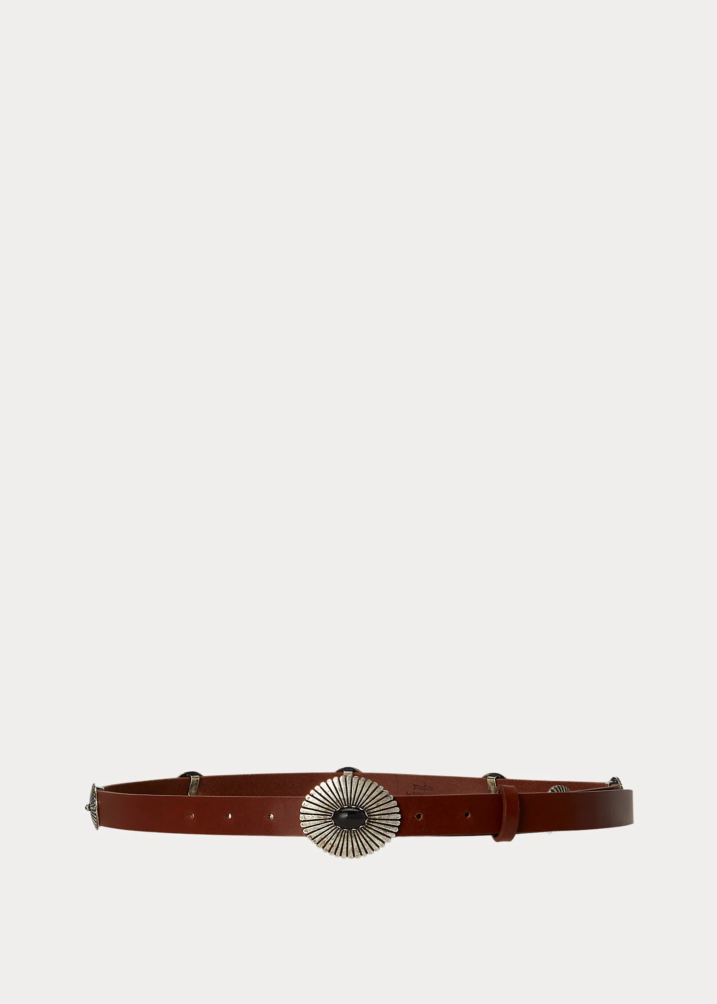Leather Concho Belt - 1