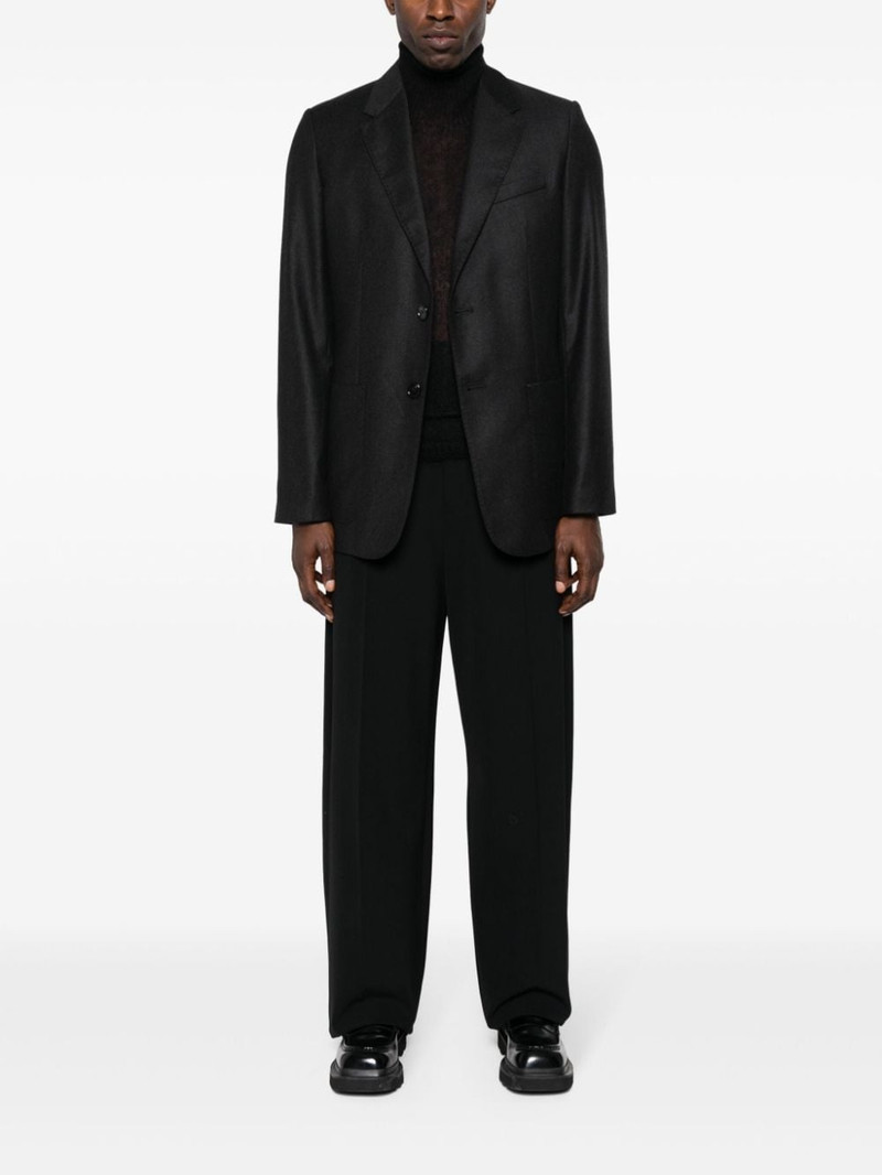 AMI Paris single-breasted virgin-wool blazer outlook