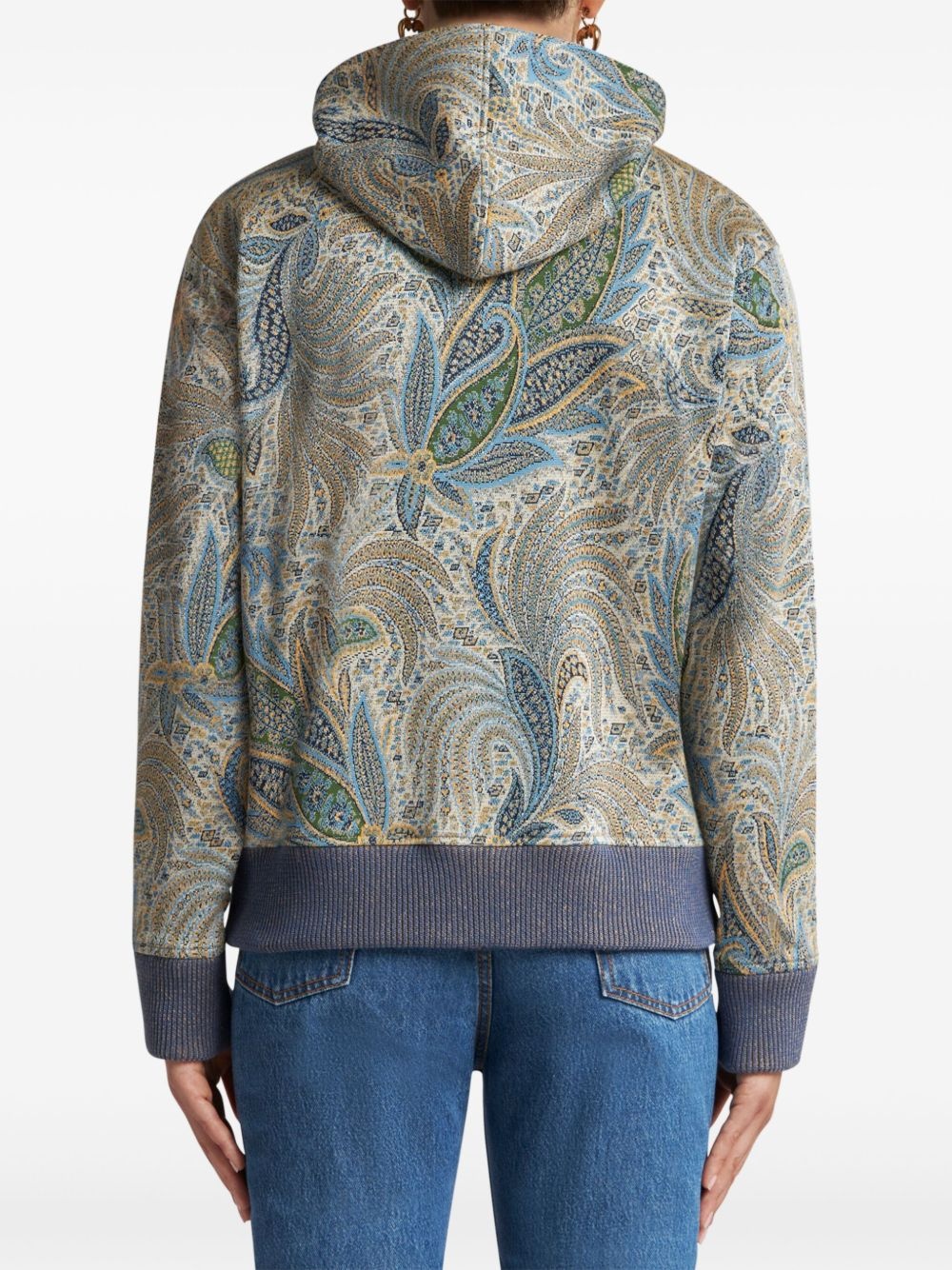 paisley-print hoodie - 4