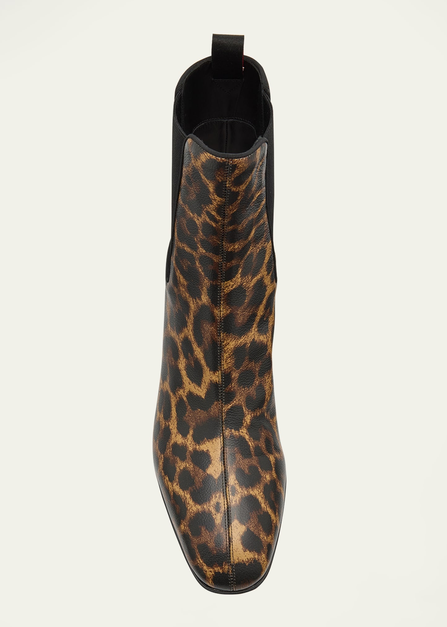 Men's Rosalio Leopard Red Sole Chelsea Boots - 4