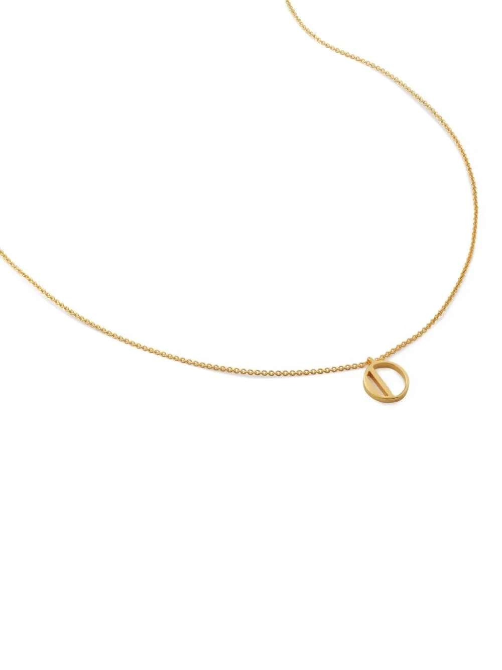 Alphabet O adjustable necklace - 1