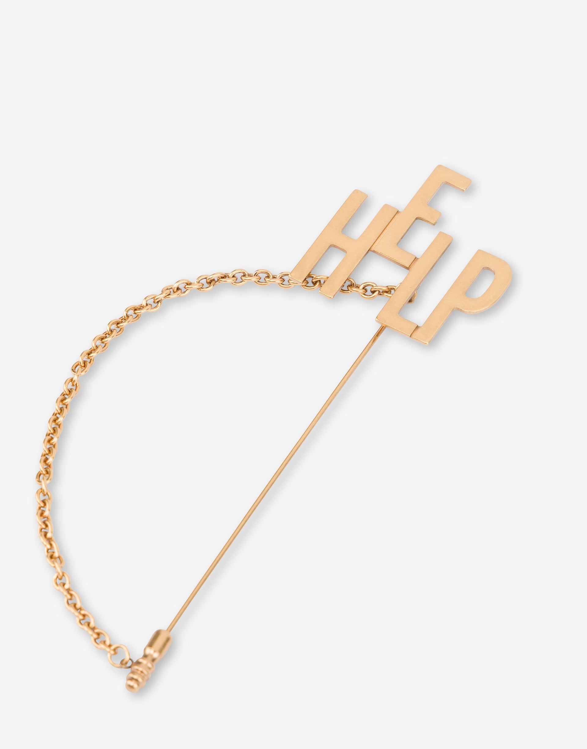 HELP CHAIN BROOCH - 2