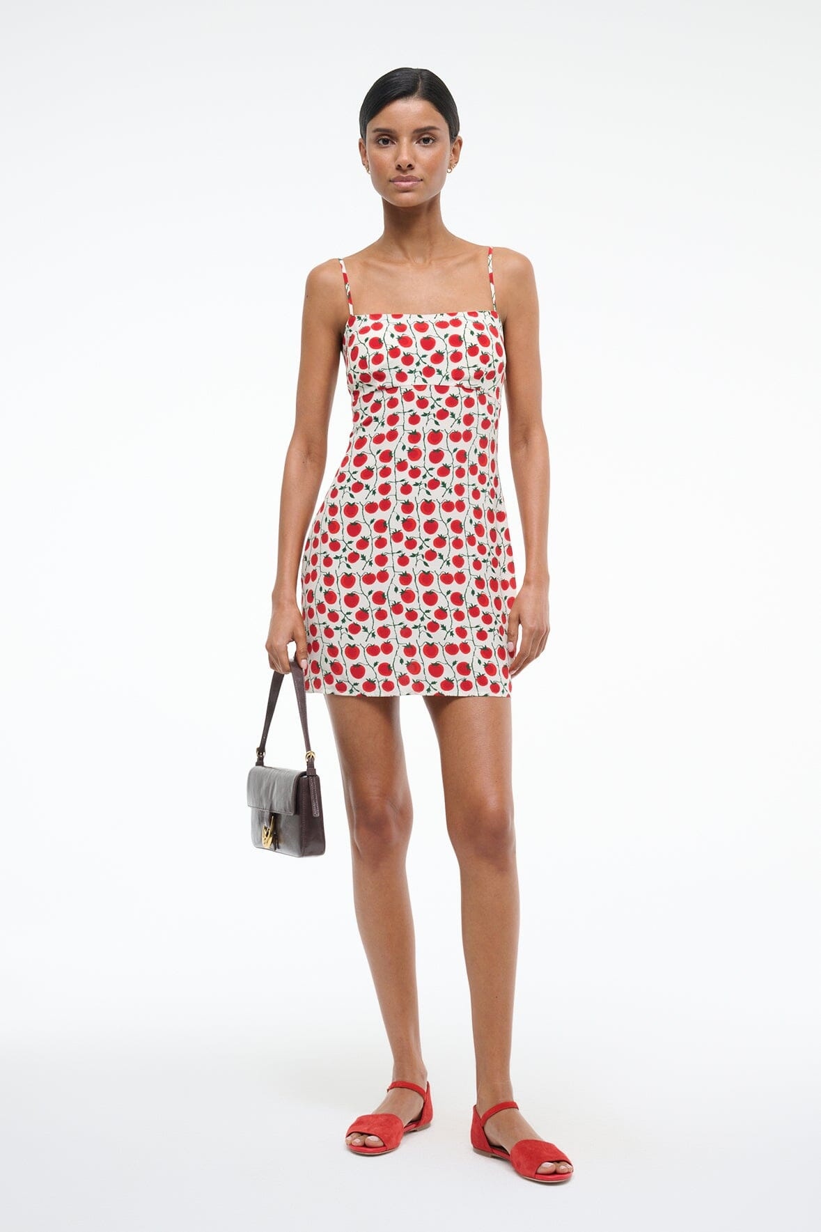 STAUD REMINGTON DRESS ON THE VINE ROMA - 1