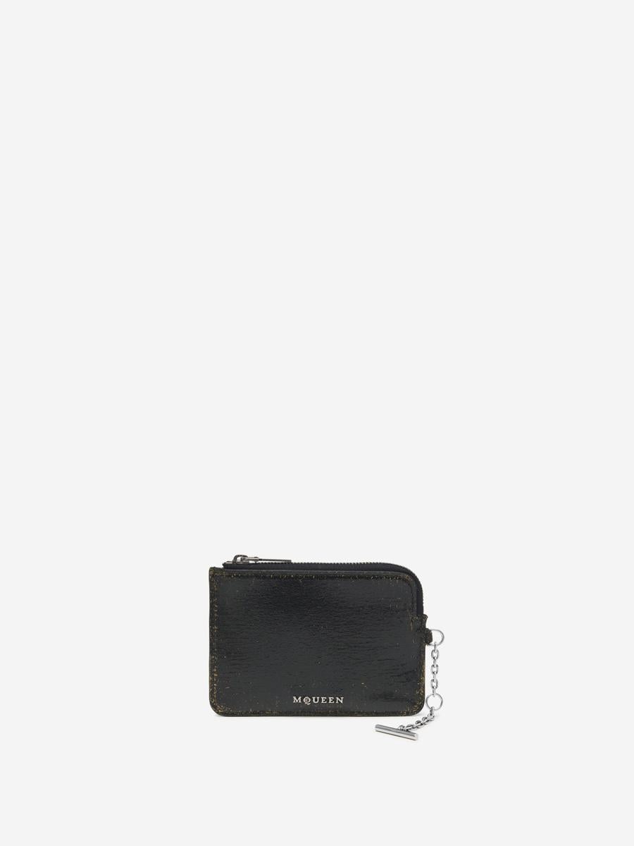 Alexander McQueen Leather Chain Wallet - 1