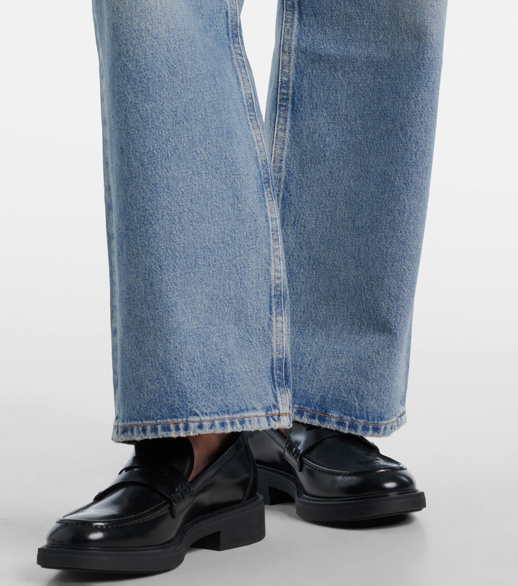 Lindz low-rise straight jeans - 5