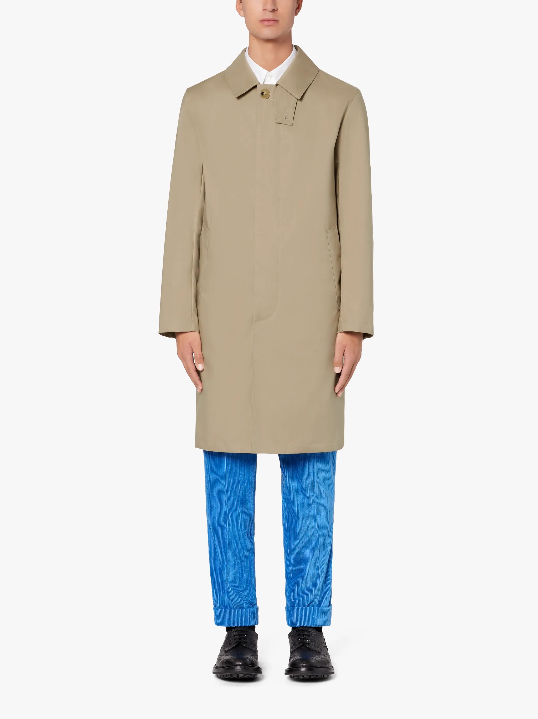 MANCHESTER FAWN RAINTEC COTTON 3/4 COAT - 2