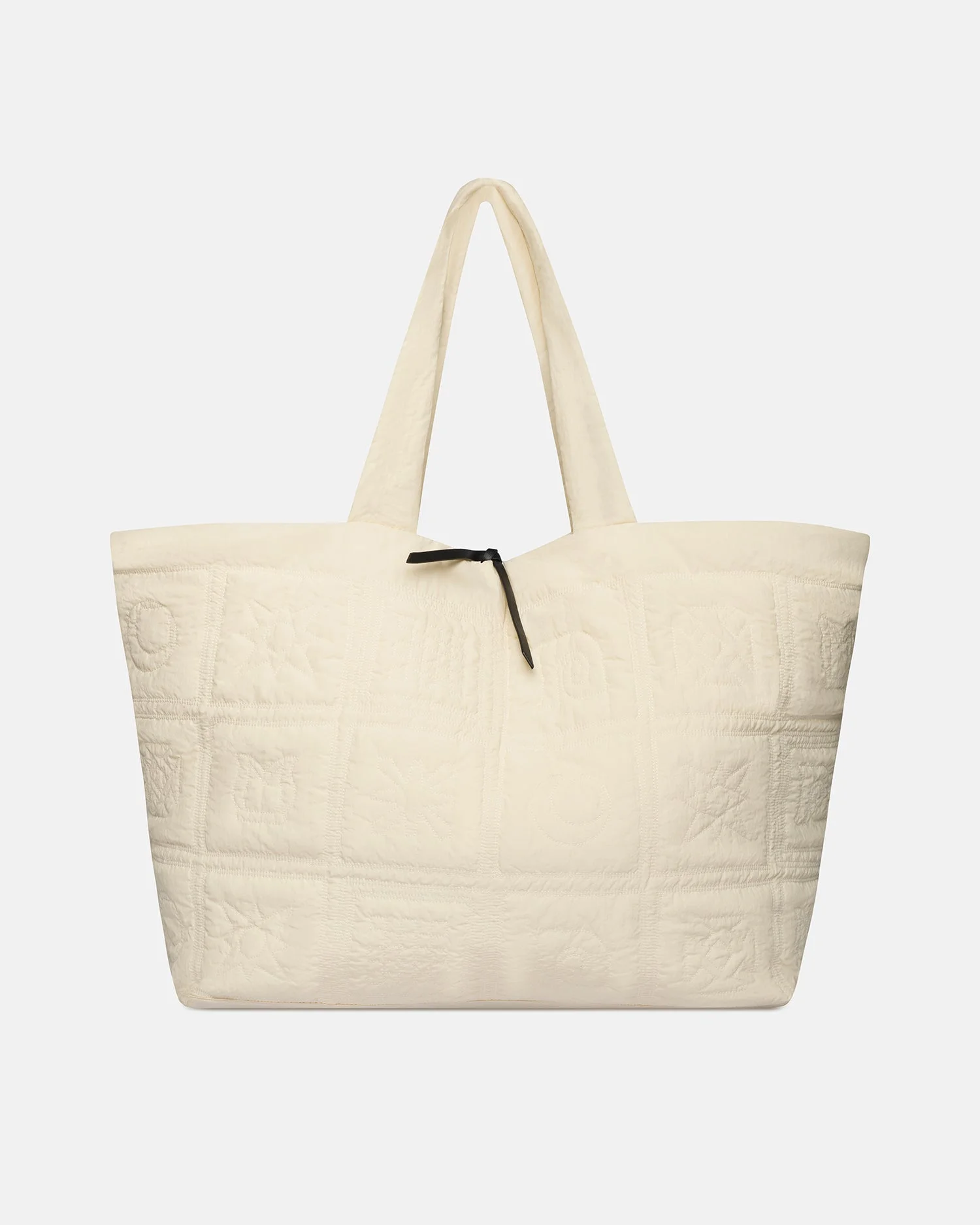 Quilted Tech-Poplin Tote - 1