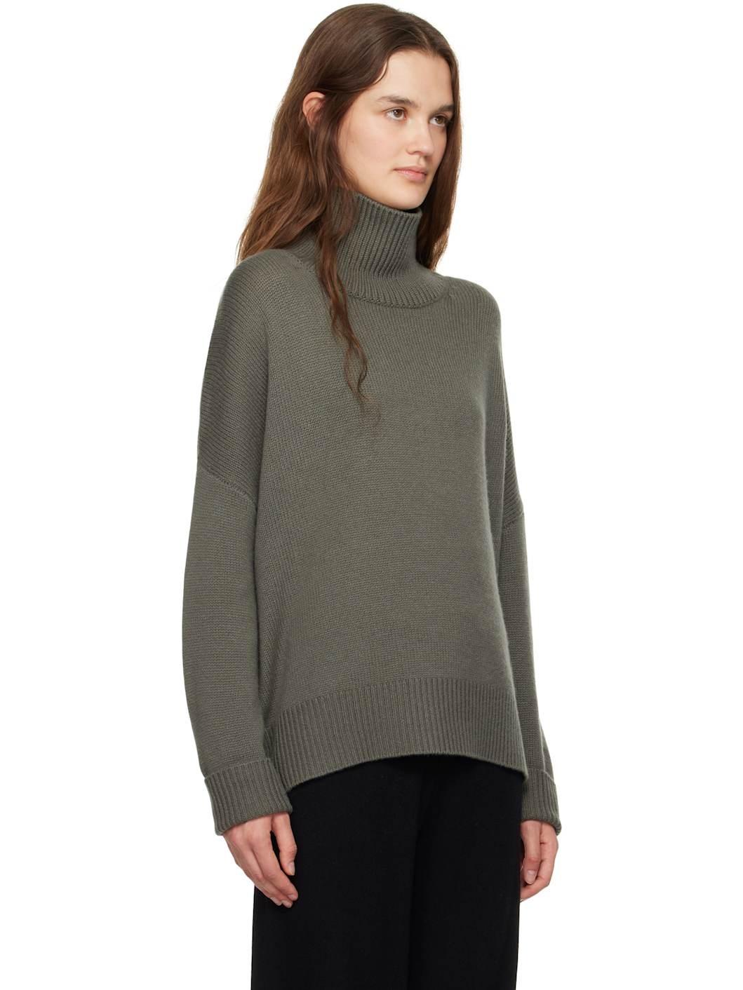 Khaki Heidi Turtleneck - 2