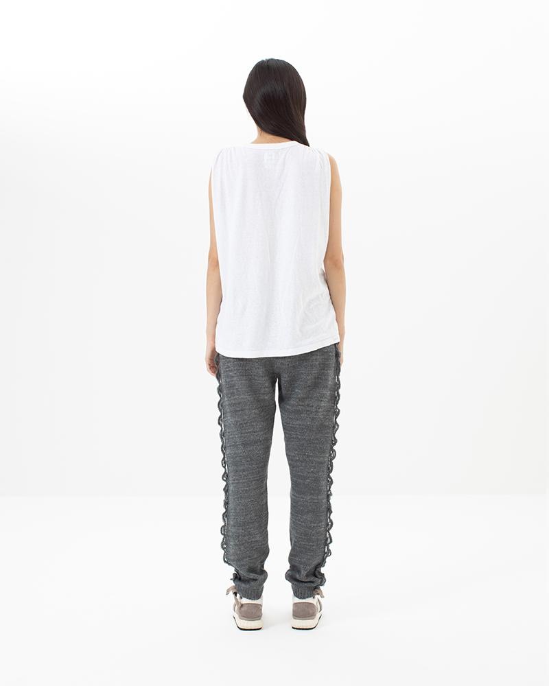 JAMA KNIT PANTS W GREY - 3