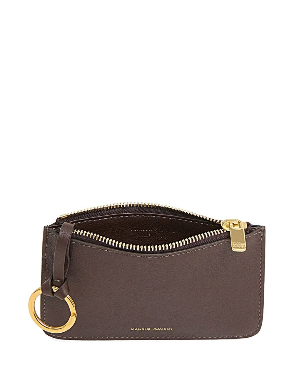 ring-detail leather wallet - 3