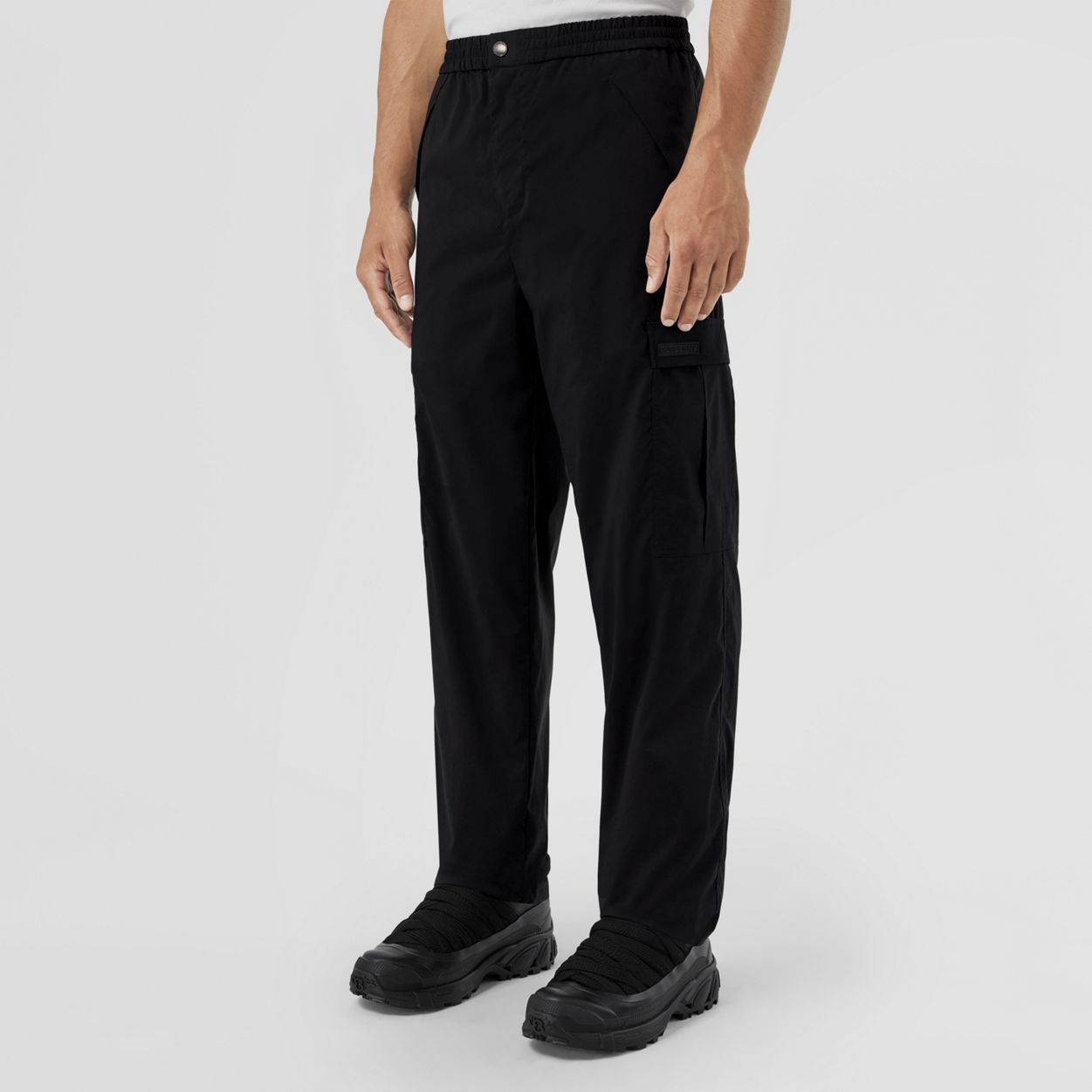 Logo Detail Cargo Trousers - 6