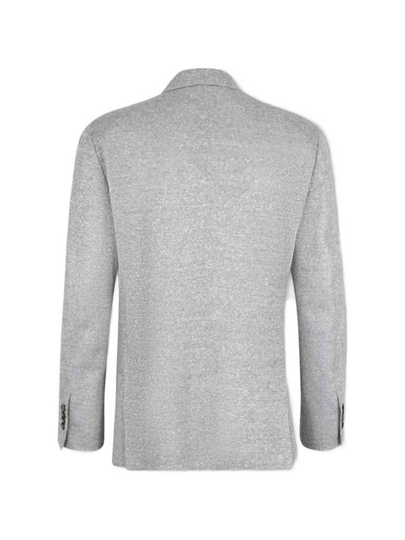 LARDINI single-breasted knitted blazer outlook