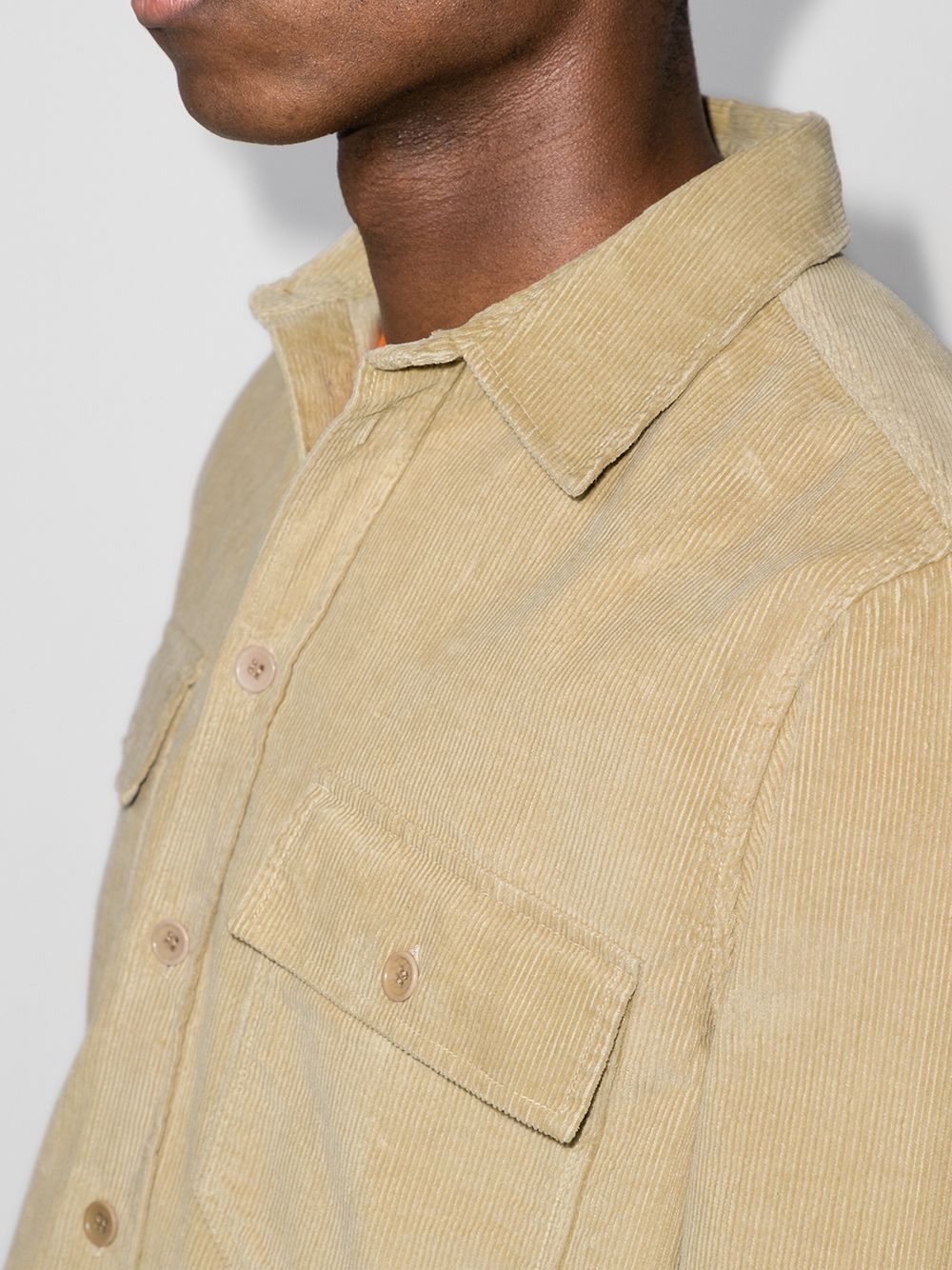 corduroy buttoned shirt - 4