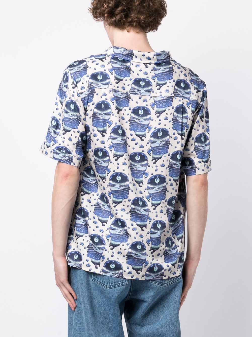 graphic-print short-sleeve shirt - 4