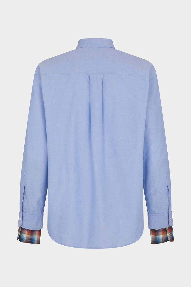 LAYERED SLEEVES OXFORD SHIRT - 2