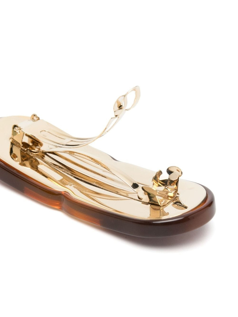 Chloé logo-plaque hair clip outlook