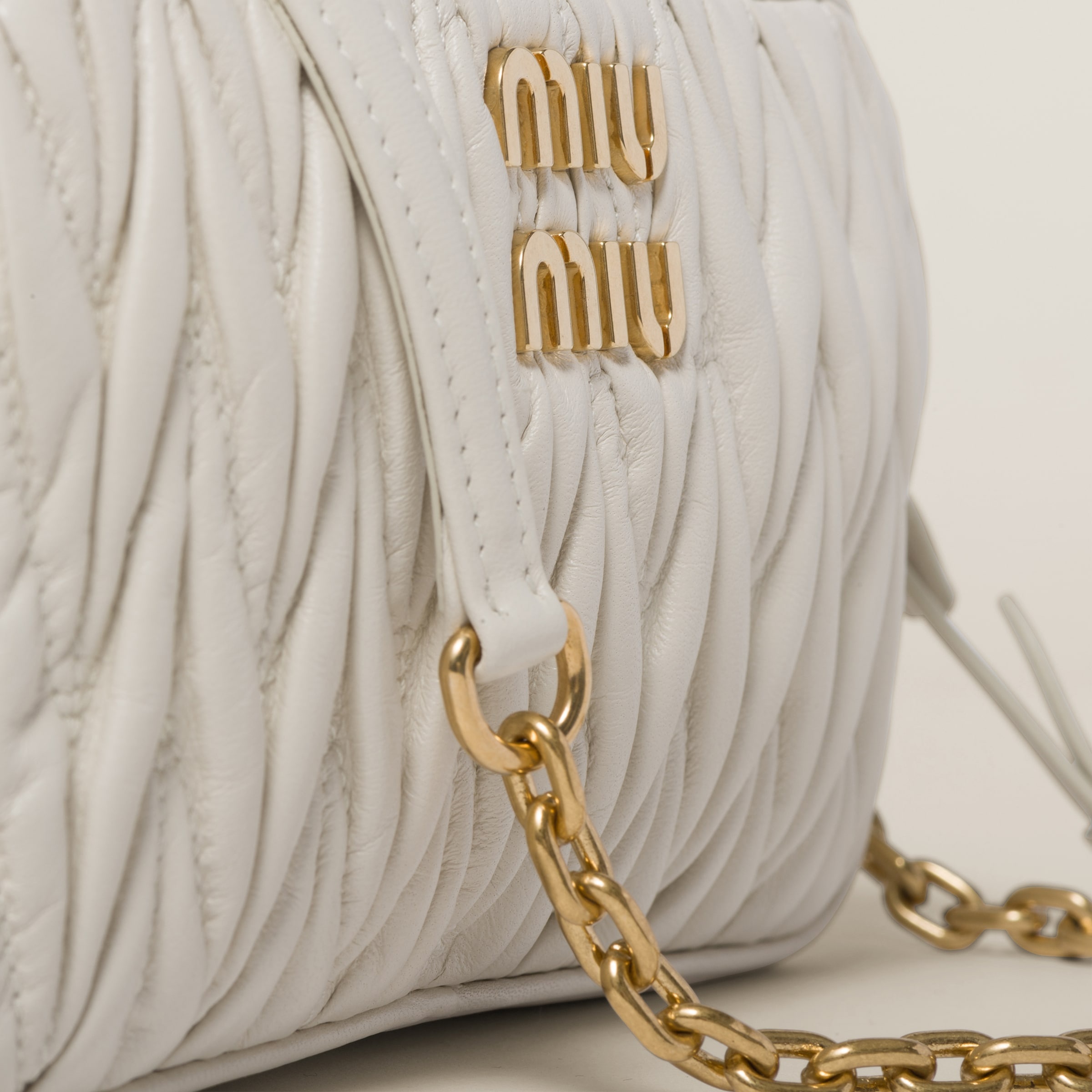 Matelassé nappa leather mini-bag - 7