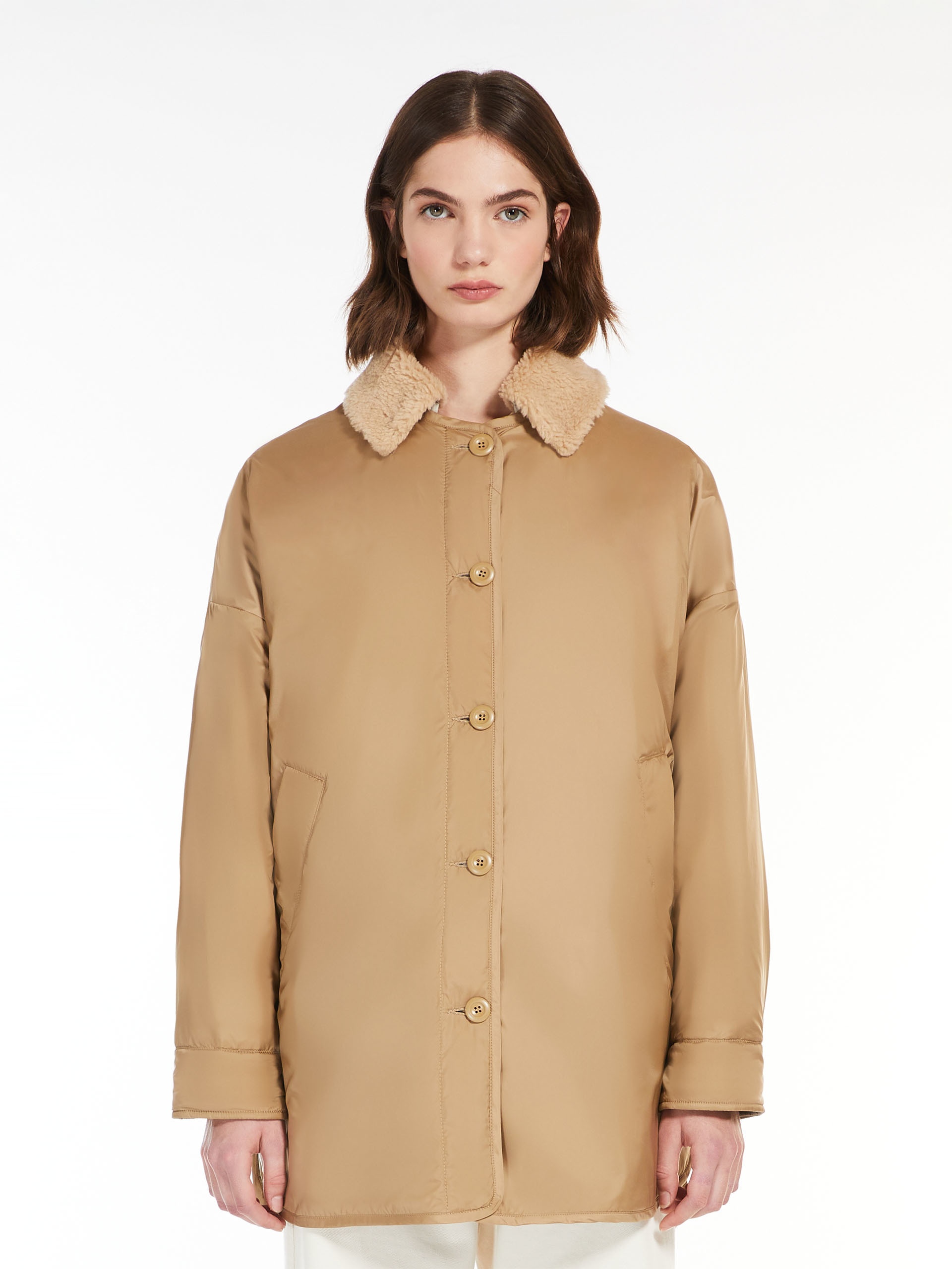 DRAVA Reversible water-repellent canvas down jacket - 3