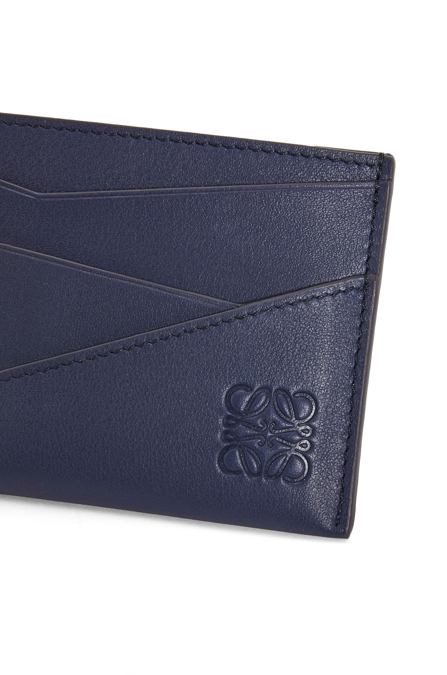 Puzzle plain cardholder in classic calfskin - 4