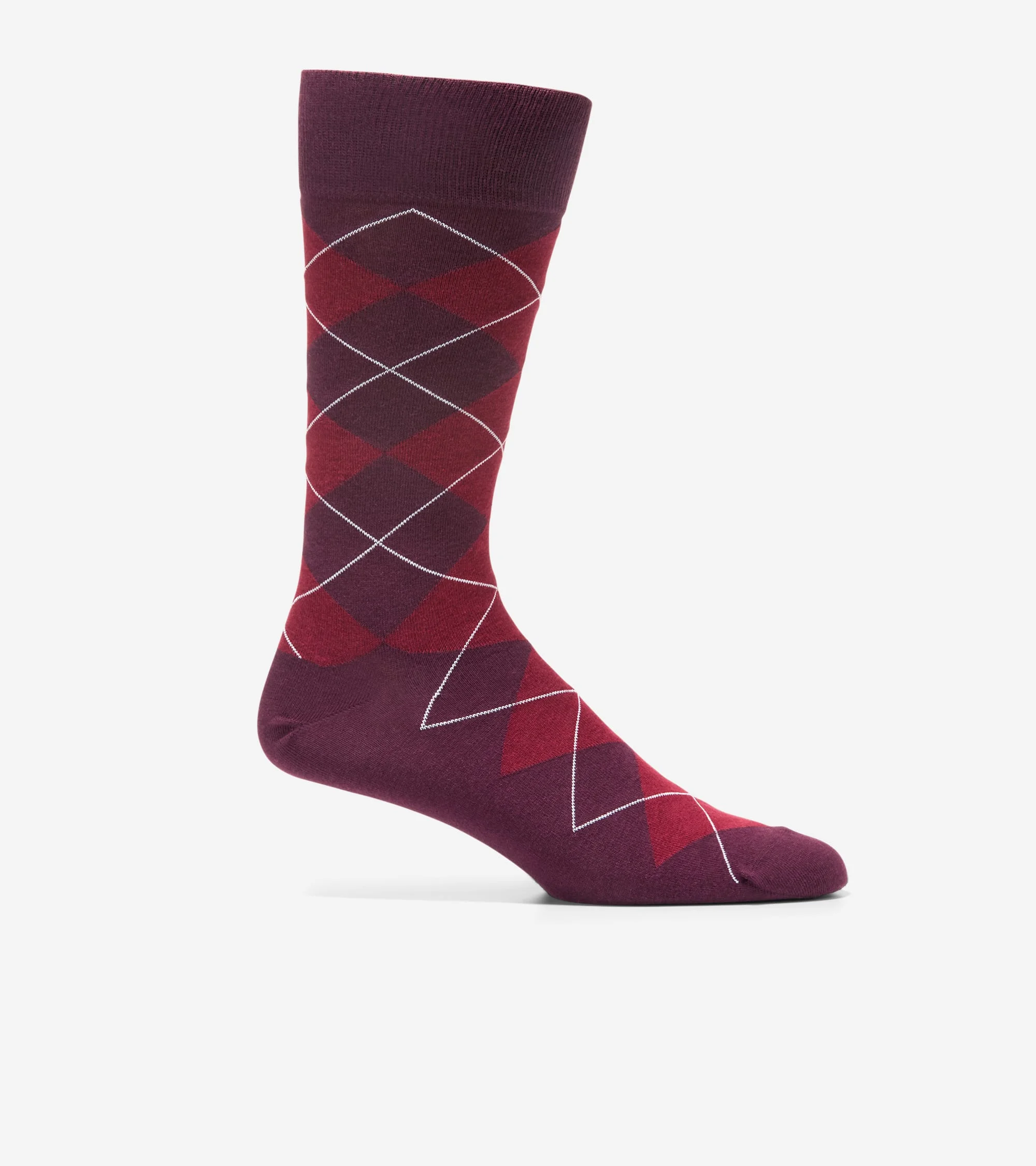 Men's Classic Argyle Dress Crew Socks - 1