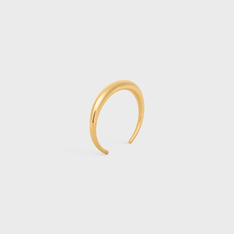 CELINE Formes Abstraites Cuff in Brass with Gold Finish outlook