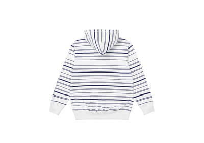 PALACE PRINTED STRIPE HOOD WHITE outlook