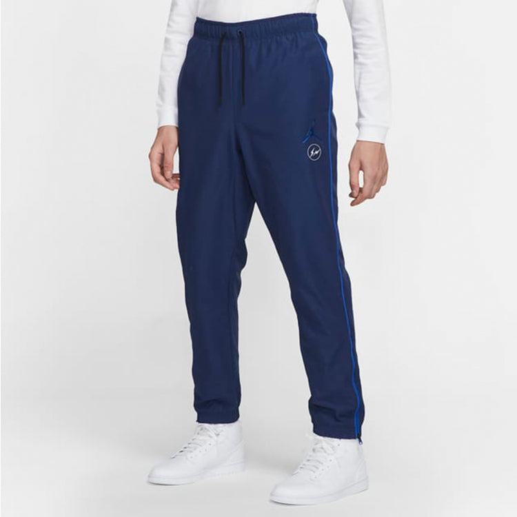 Air Jordan x Fragment Design FW Street Style Collaboration Pants Men Blue DA2980-414 - 4