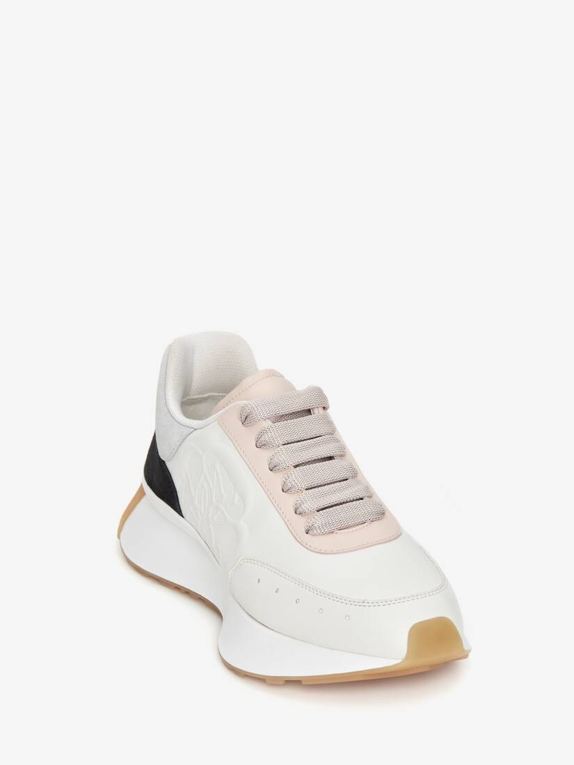 Women's Sprint Runner in White/blush - 2