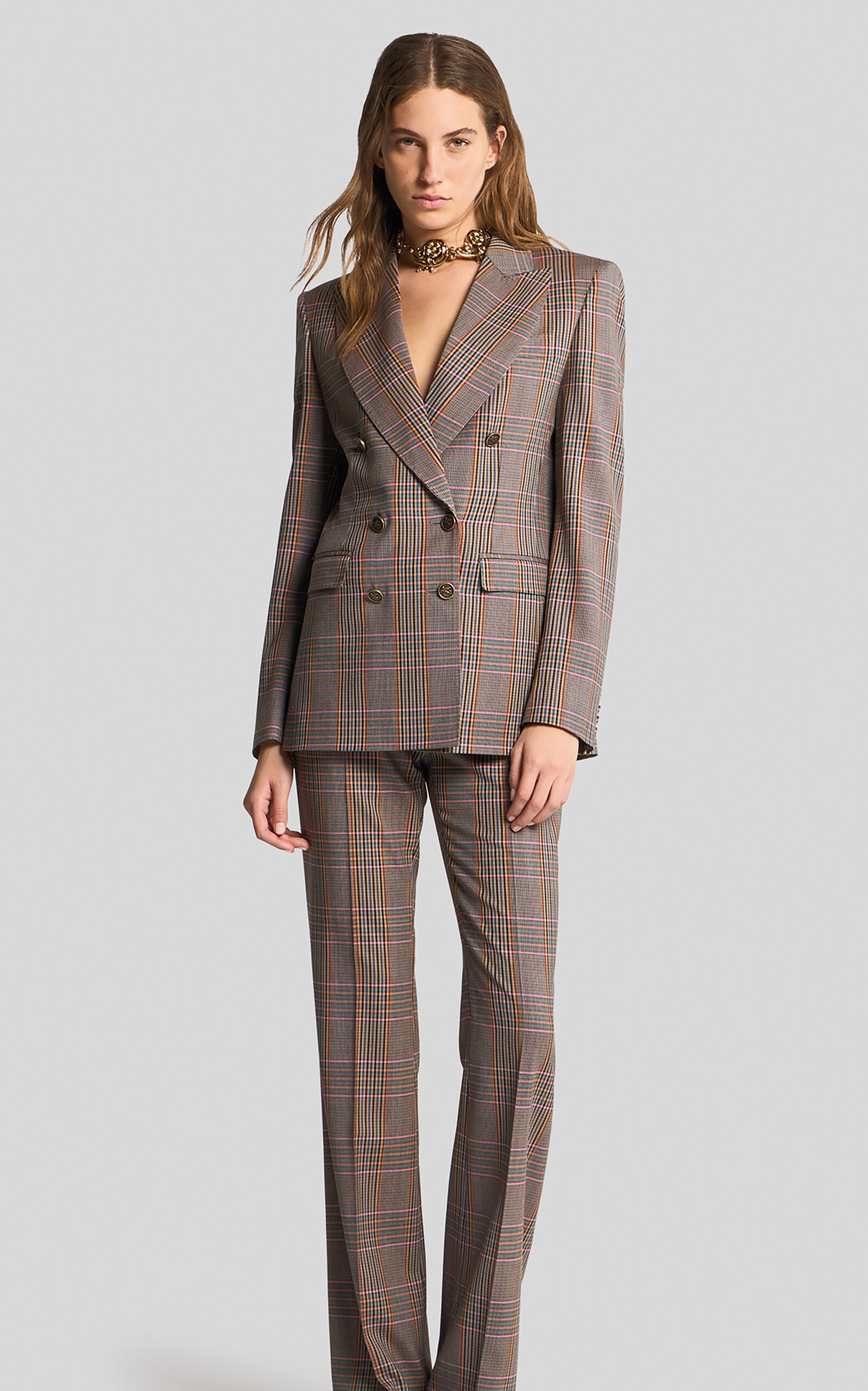 Checked Suiting Blazer plaid - 2