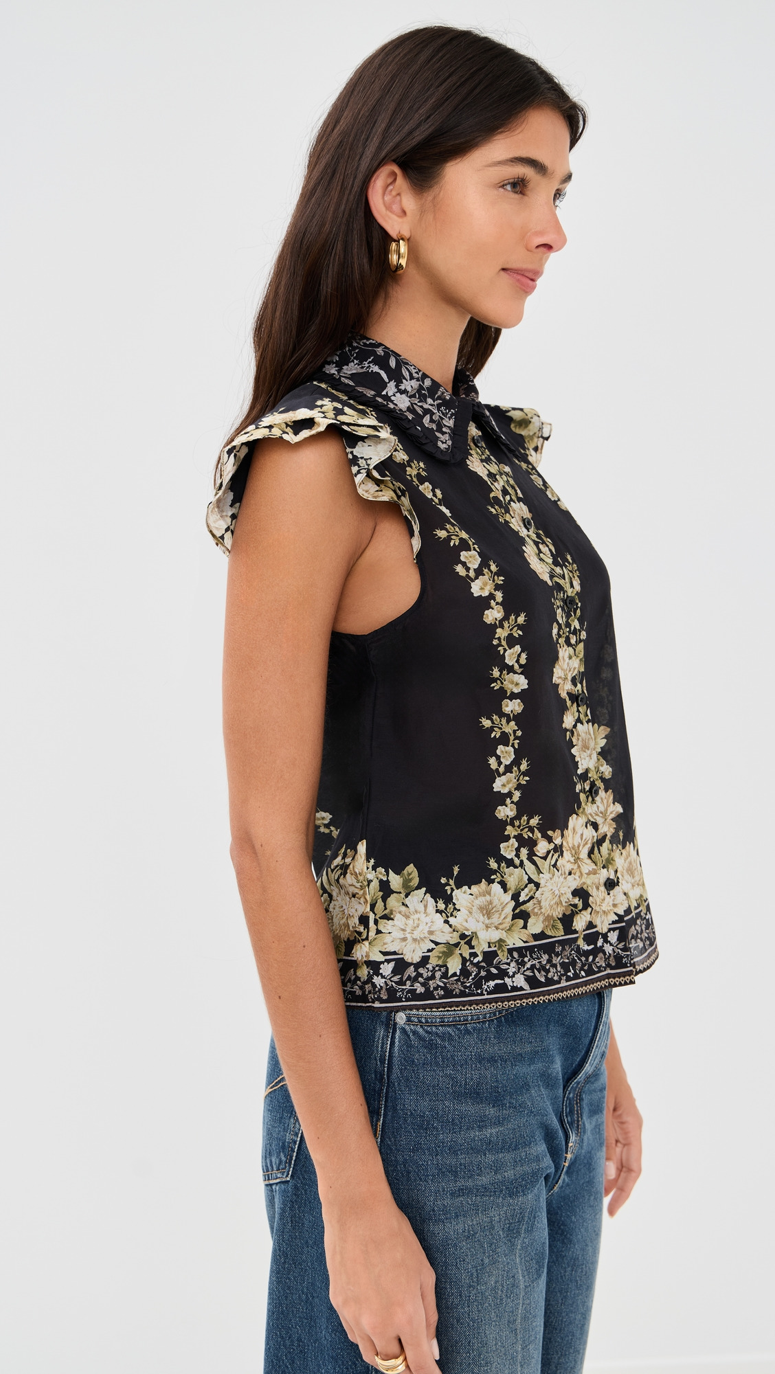 Martel Flutter Sleeve Blouse - 3