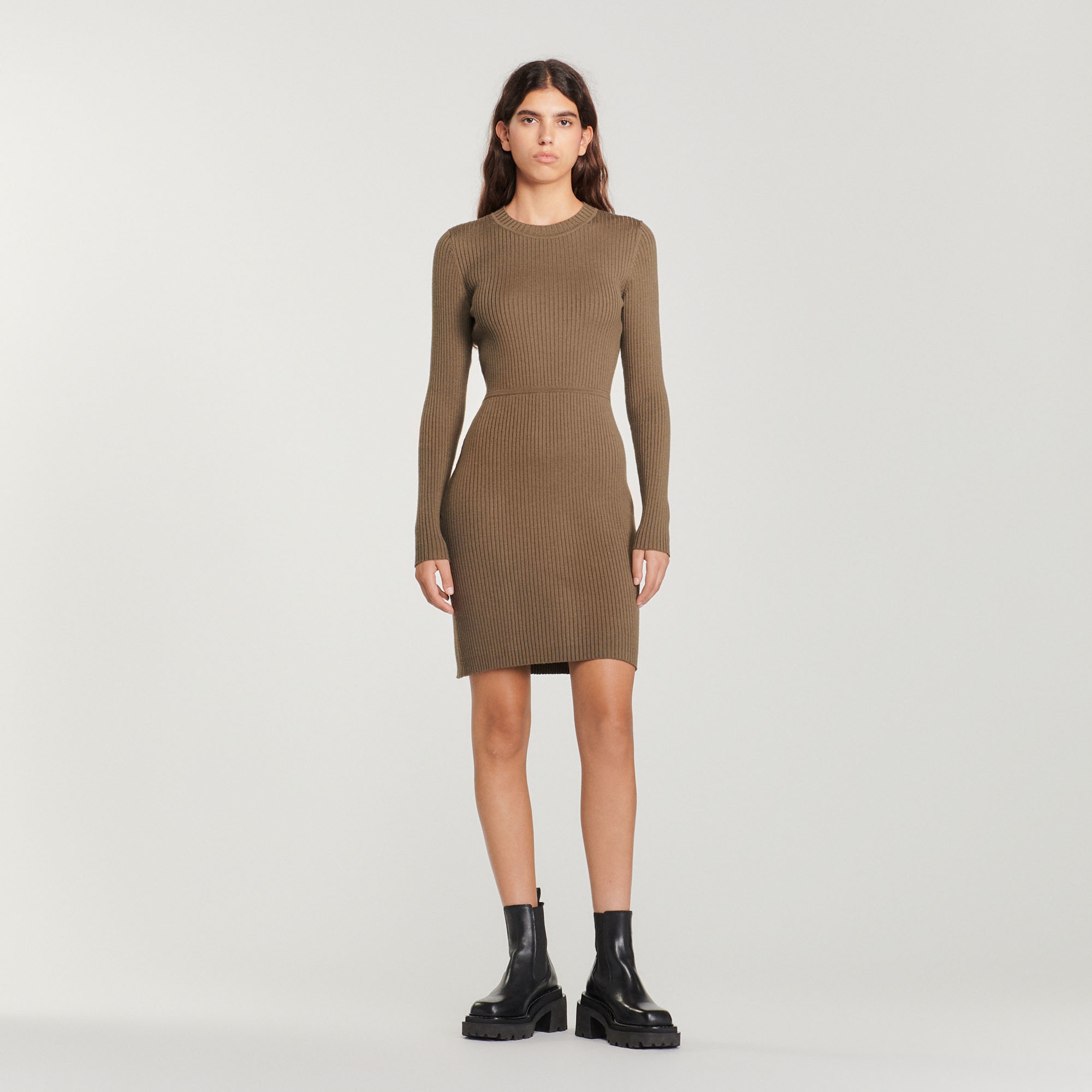 Ribbed knit dress - 3