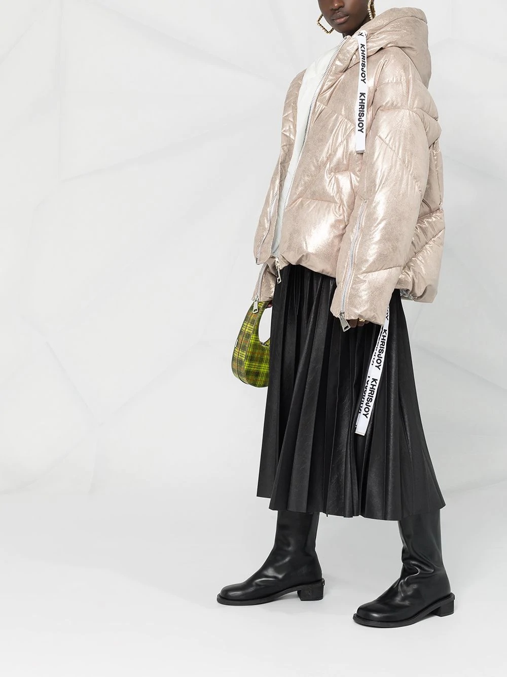 oversized metallic puffer jaccket - 6