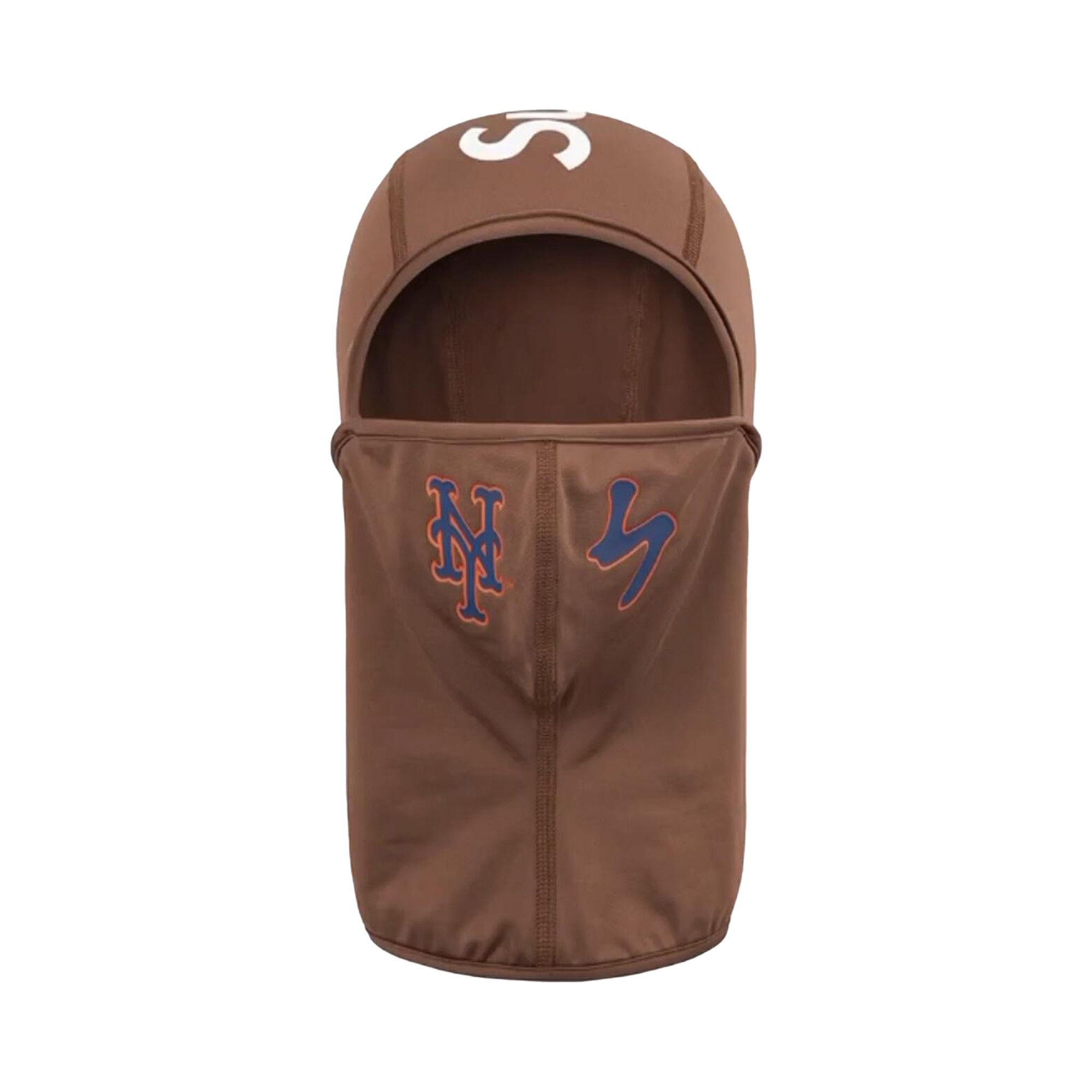 Supreme x MLB Kanji Teams Lightweight Balaclava - Mets 'Brown' - 1