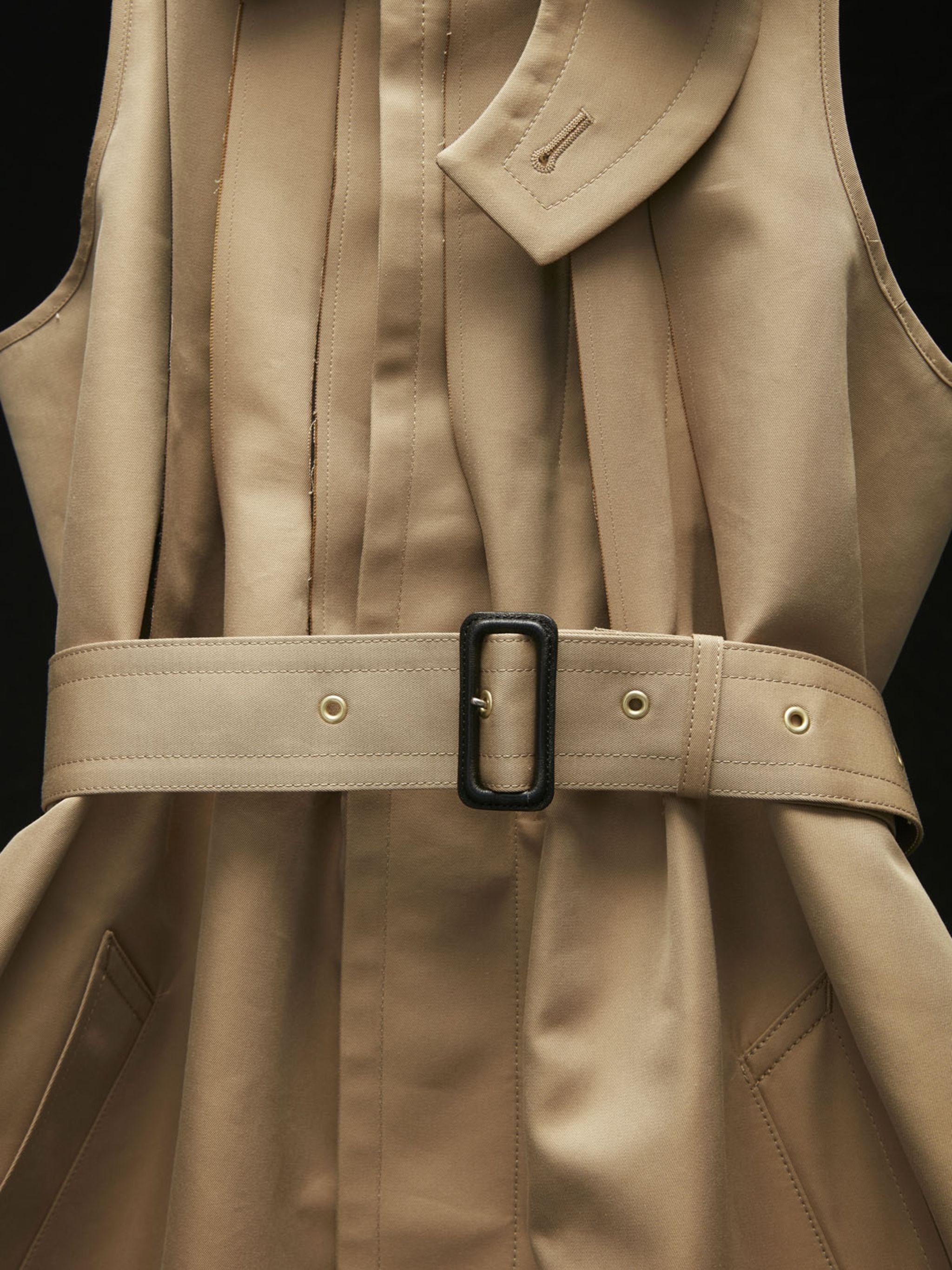 Cotton Gabardine Coat Dress - 5
