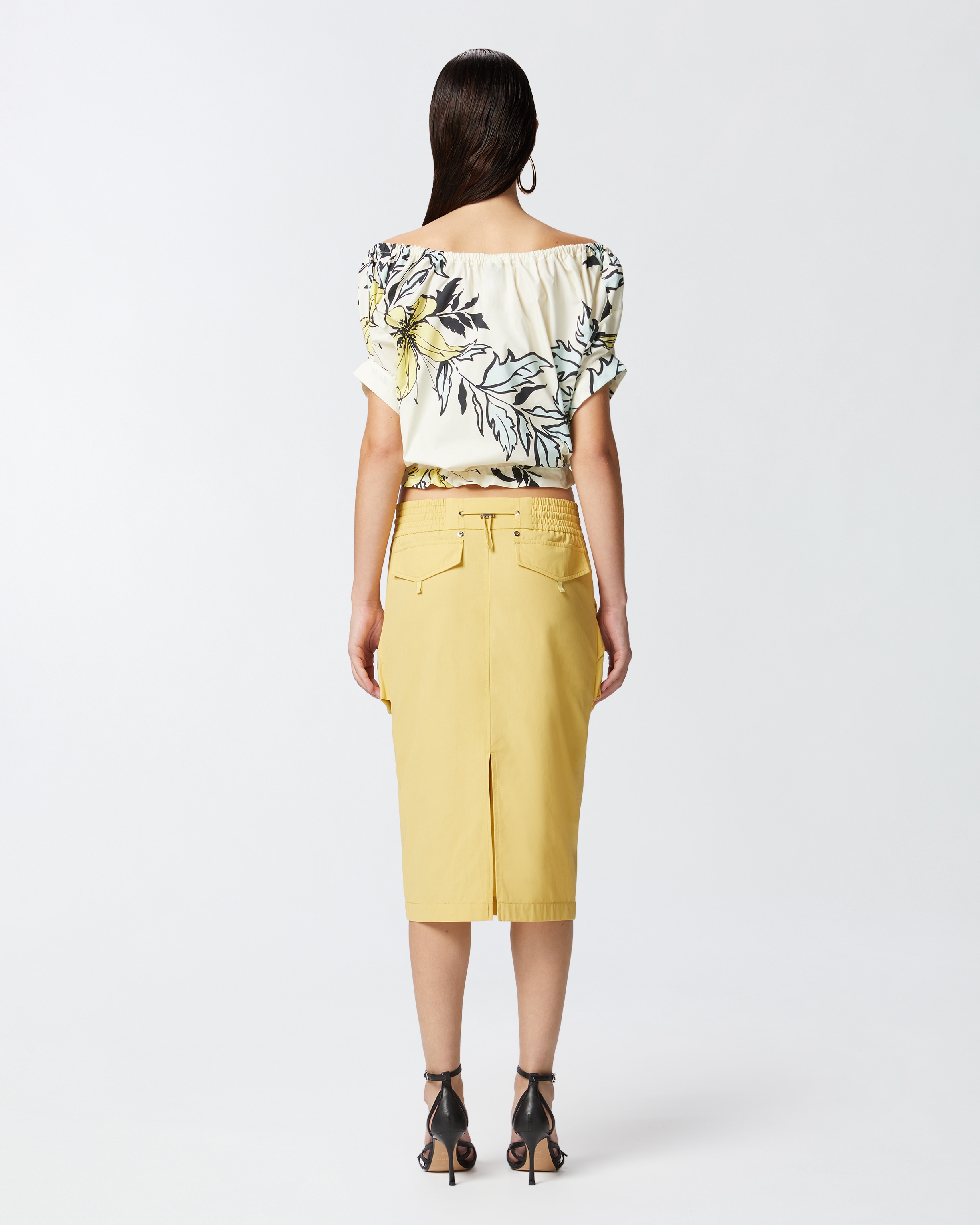 PENCIL SKIRT WITH MAXI POCKETS - 4