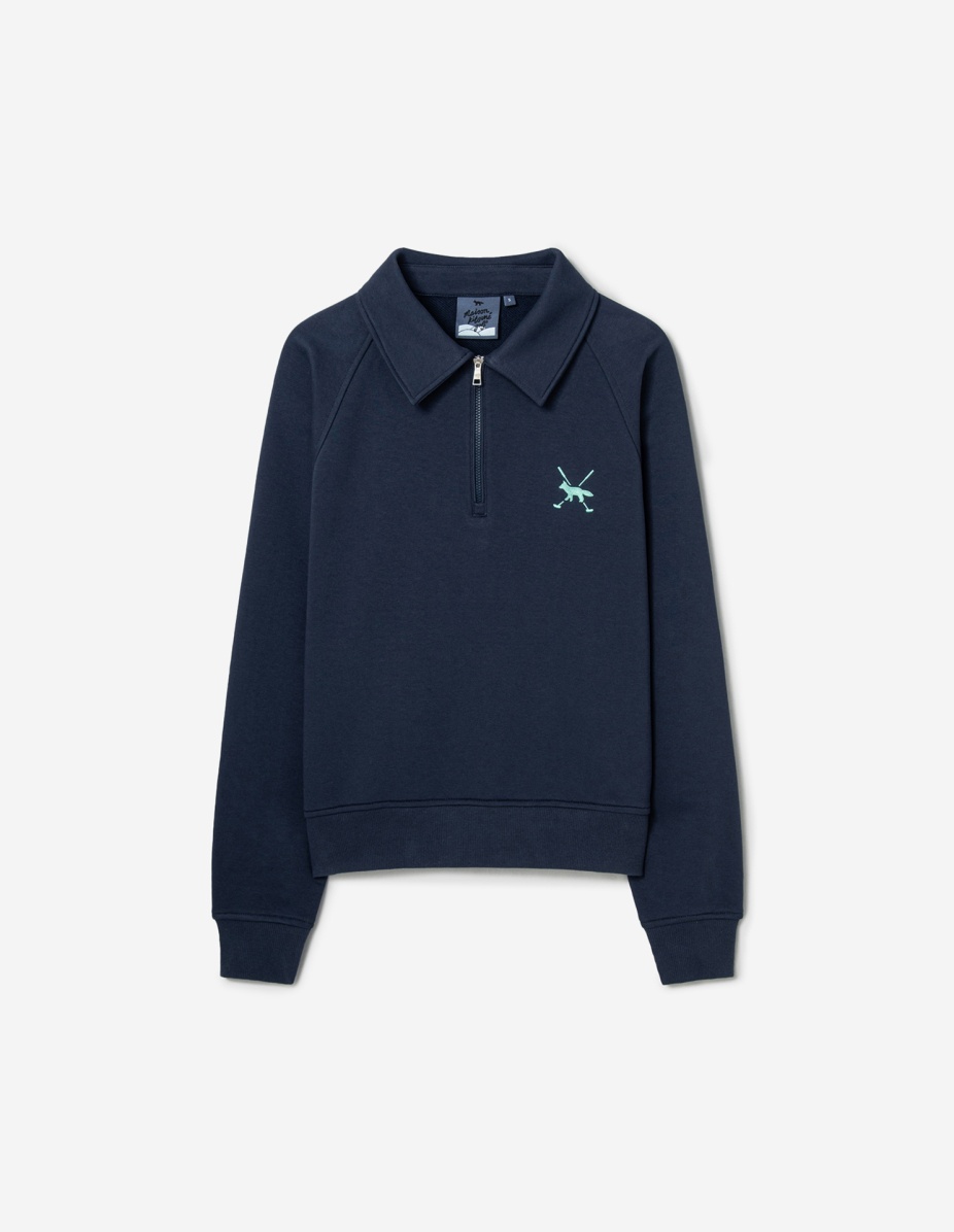 Women Profile Fox Half Zip Sweatshirt - 1