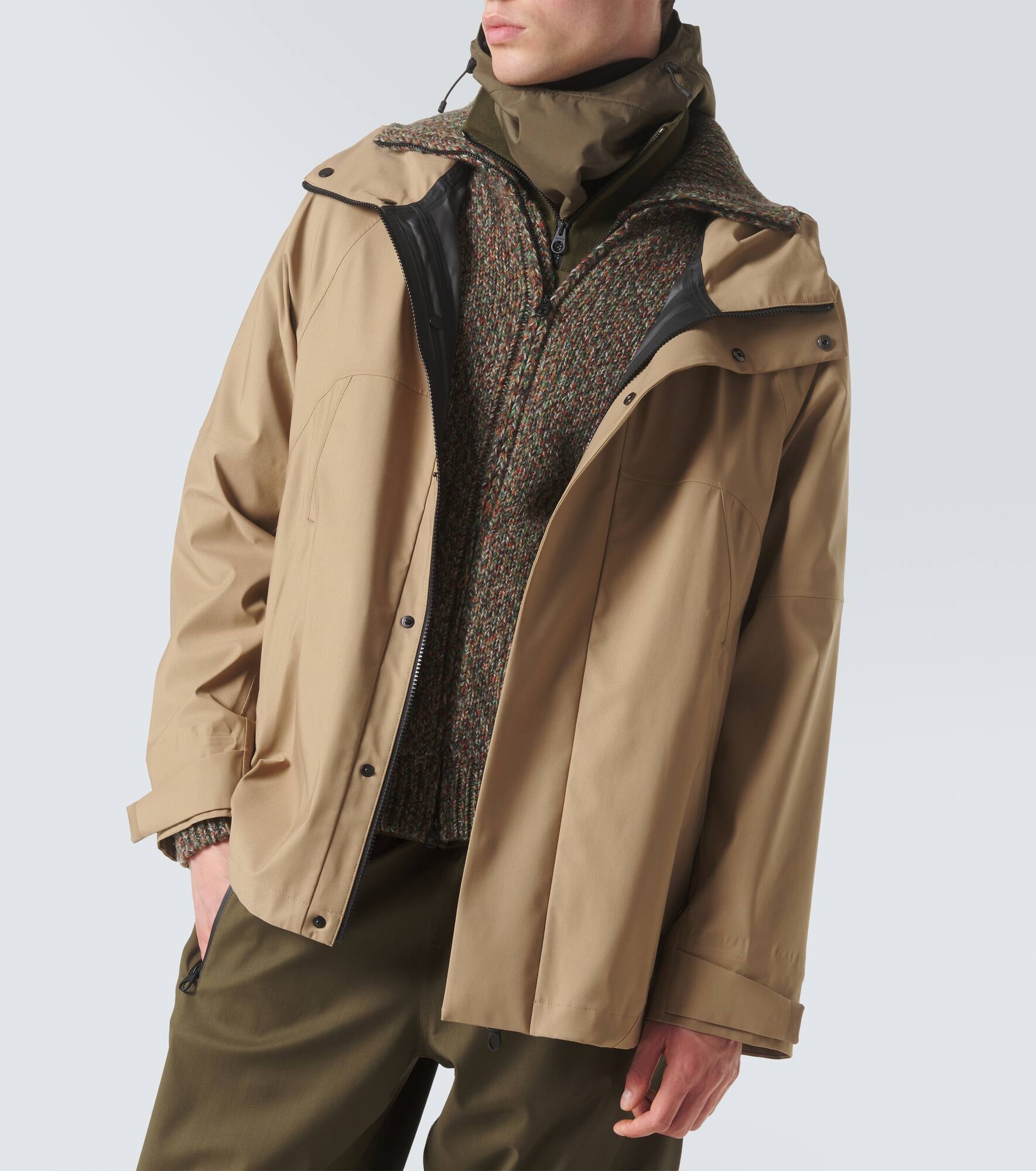 Wool-blend technical jacket - 5