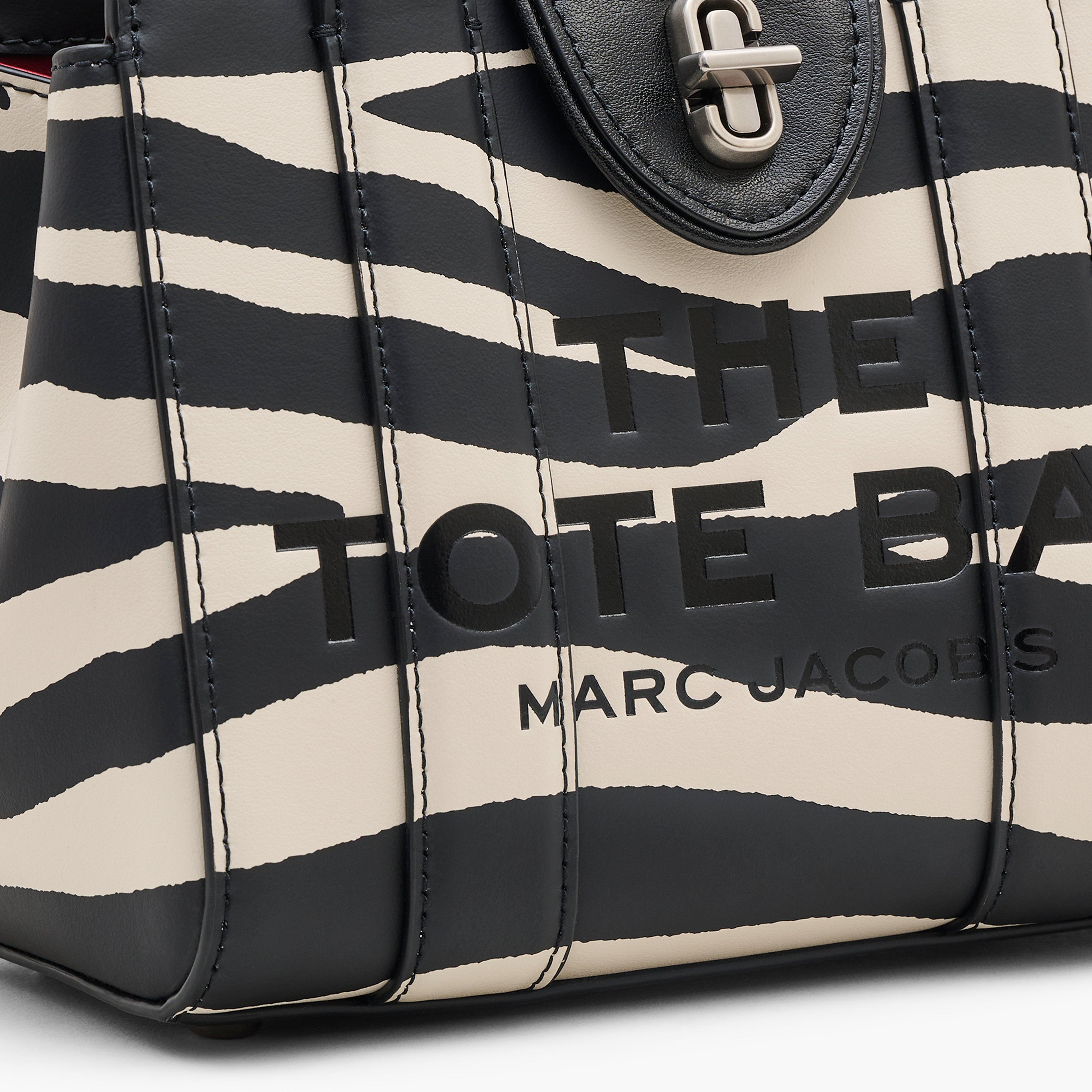 THE ZEBRA TURNLOCK CROSSBODY TOTE BAG 4