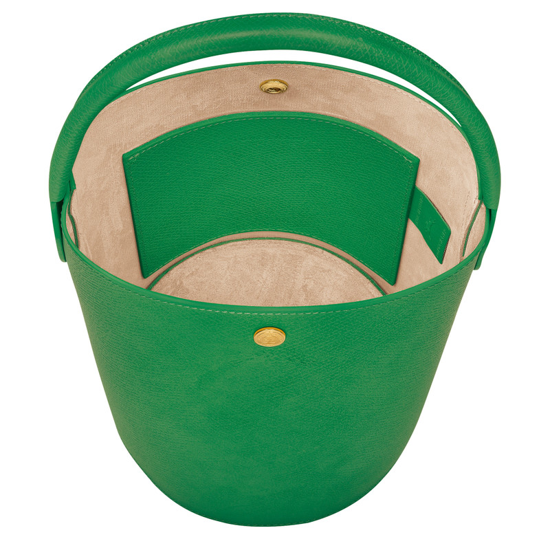 Épure S Bucket bag Green - Leather 5