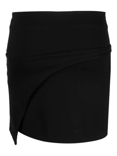 HELIOT EMIL™ wrap fitted miniskirt outlook