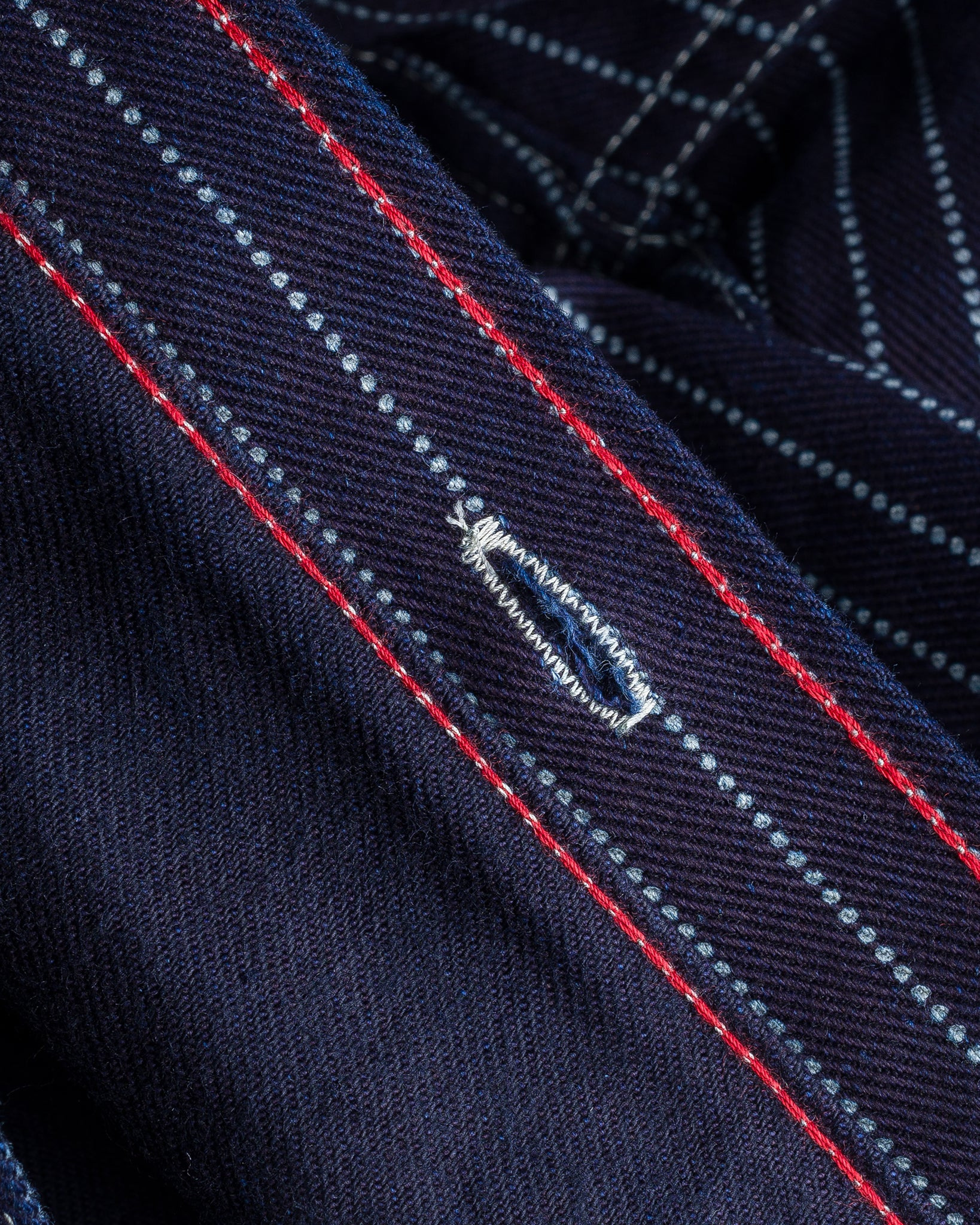 IHSH-266-IND 12oz Wabash Work Shirt - Indigo with Black Buttons - 15