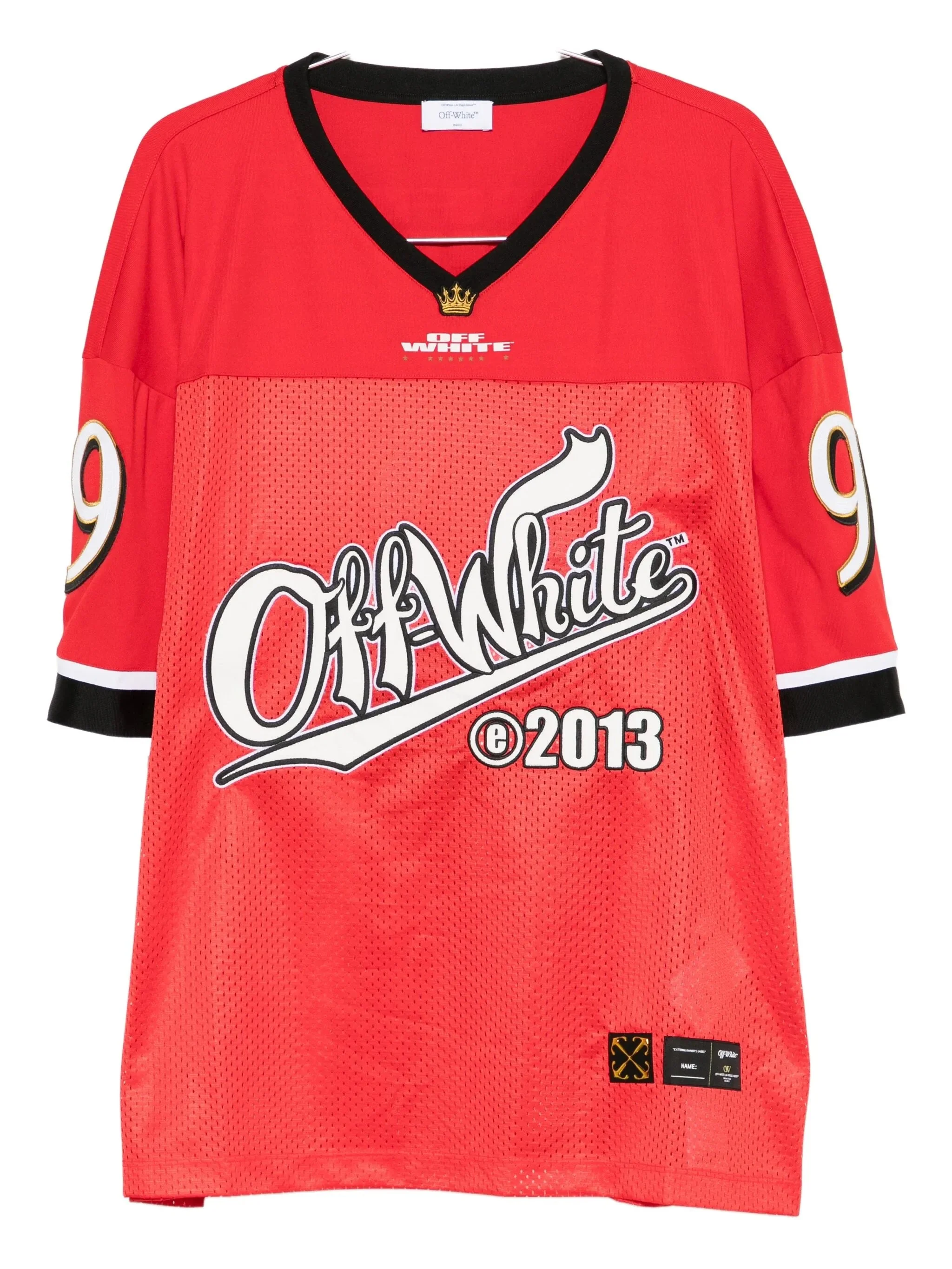 Off-white Logo-print Mesh T-shirt - 1