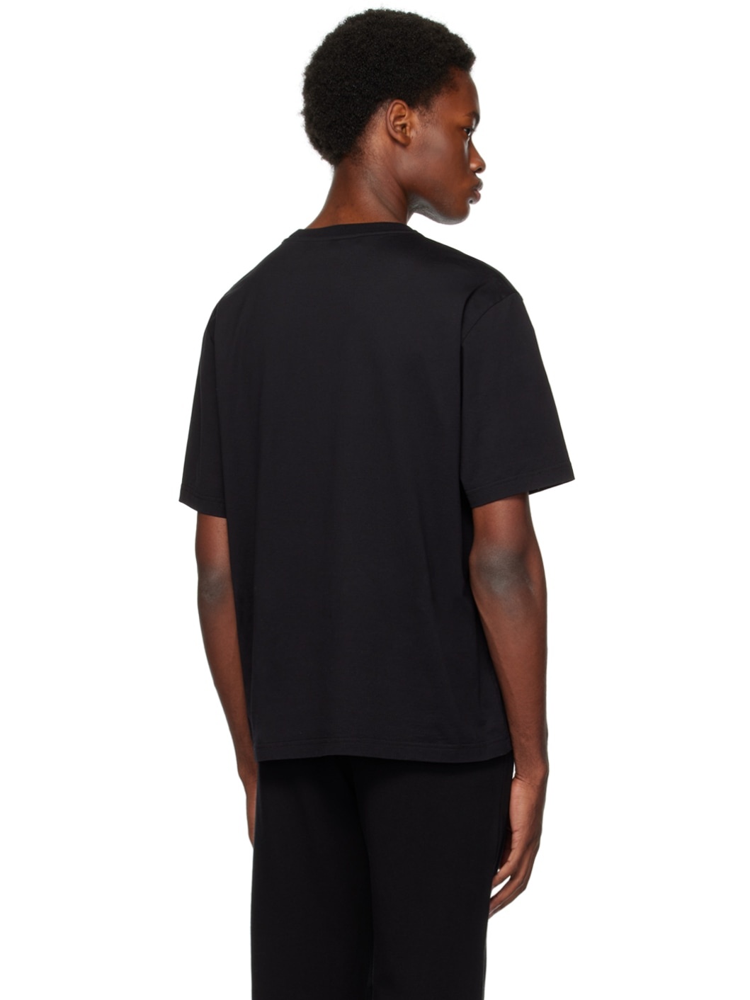 Black Printed T-Shirt - 3